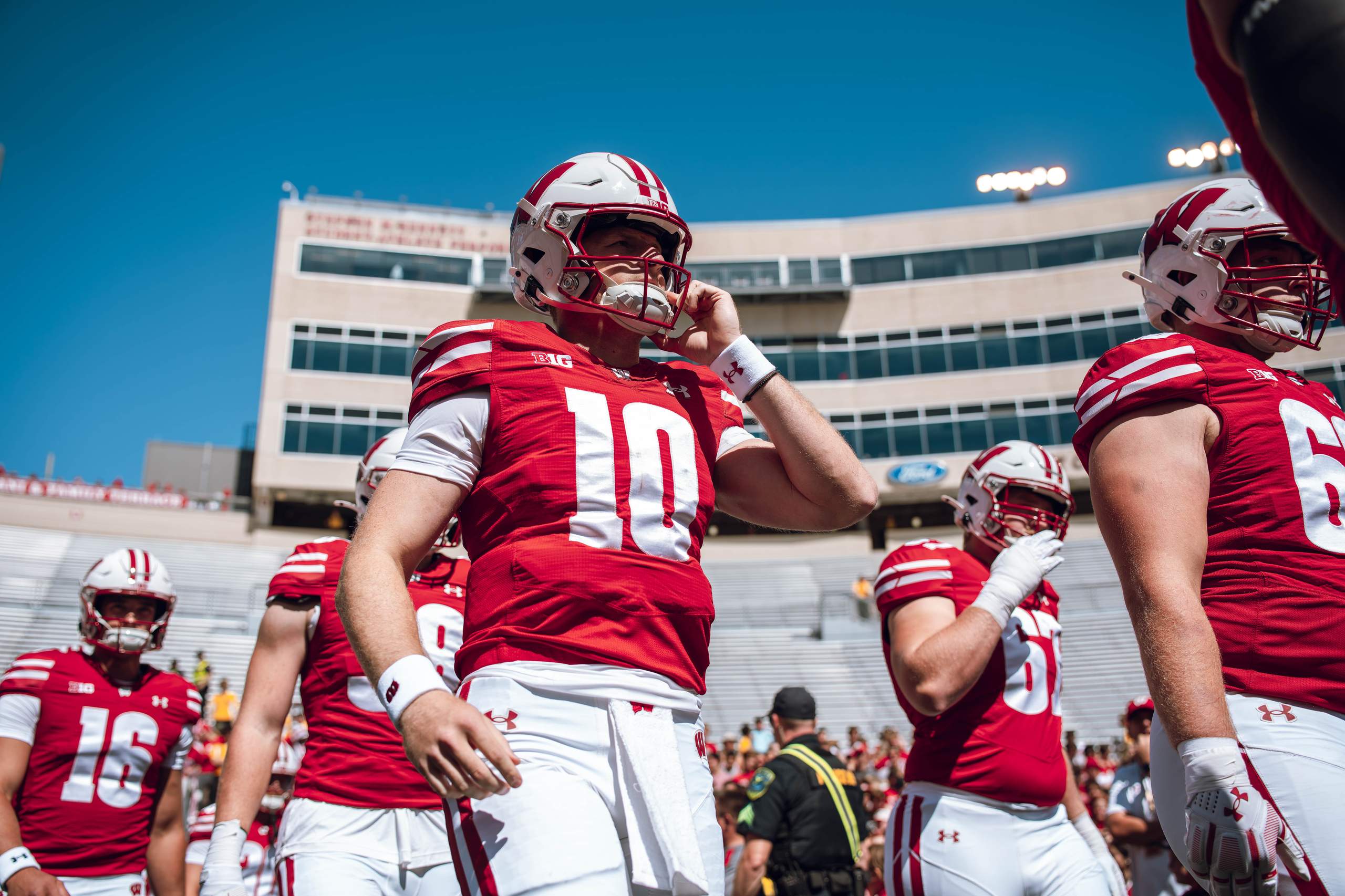 Wisconsin Badgers vs. South Dakota Coyotes at Camp Randall Stadium September 7, 2024, photography by Ross Harried for Second Crop Sports