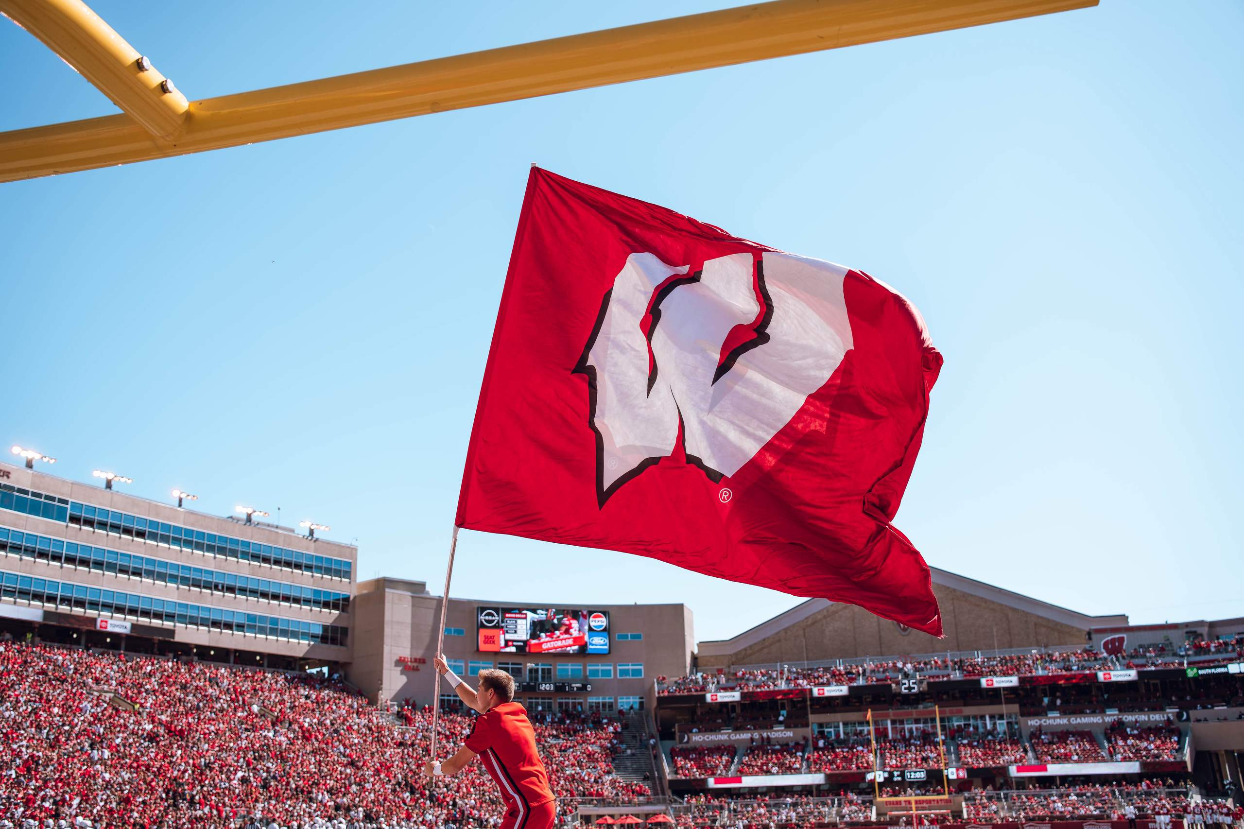 Wisconsin Badgers vs. South Dakota Coyotes at Camp Randall Stadium September 7, 2024, photography by Ross Harried for Second Crop Sports