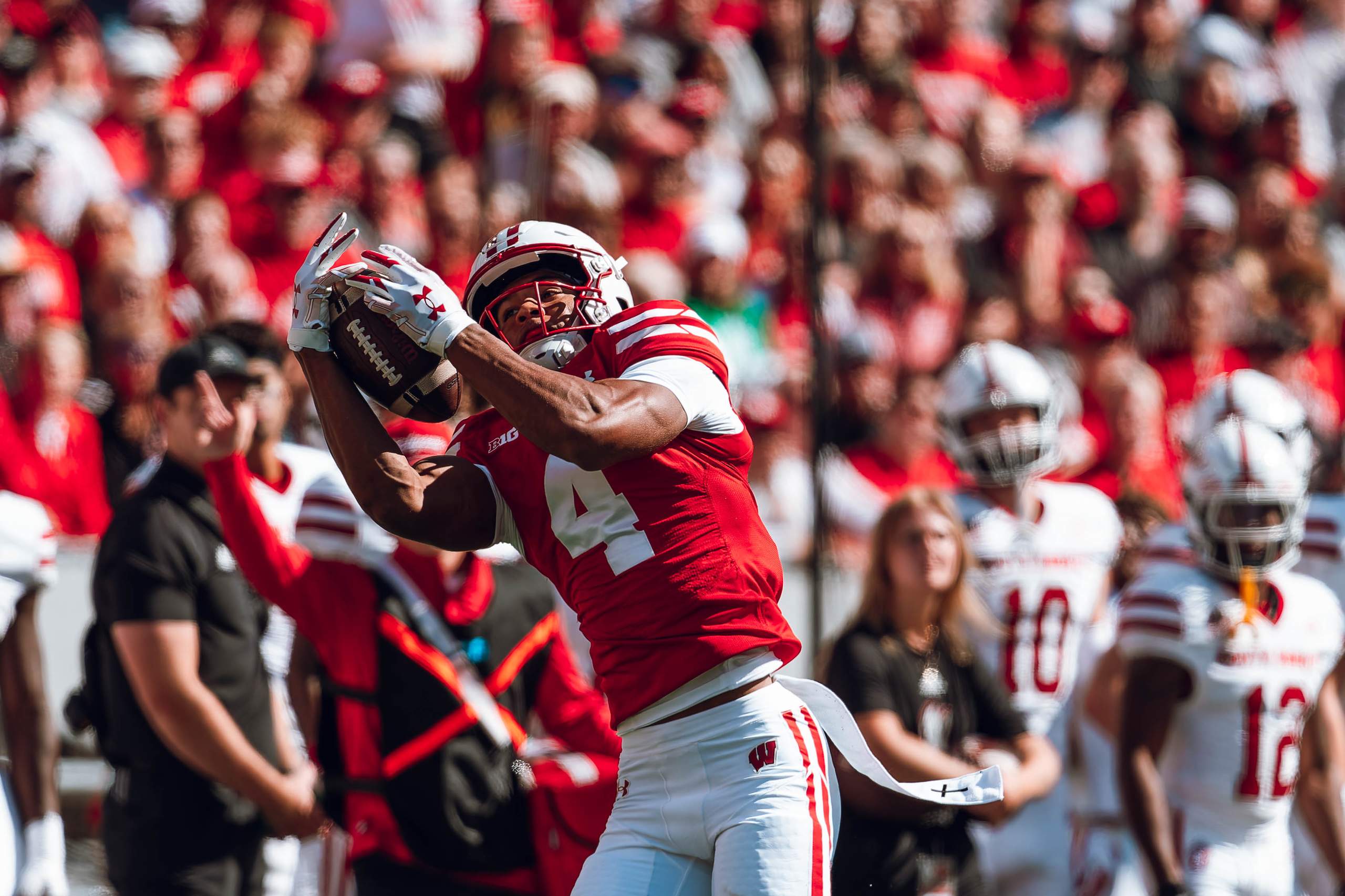 Wisconsin Badgers vs. South Dakota Coyotes at Camp Randall Stadium September 7, 2024, photography by Ross Harried for Second Crop Sports