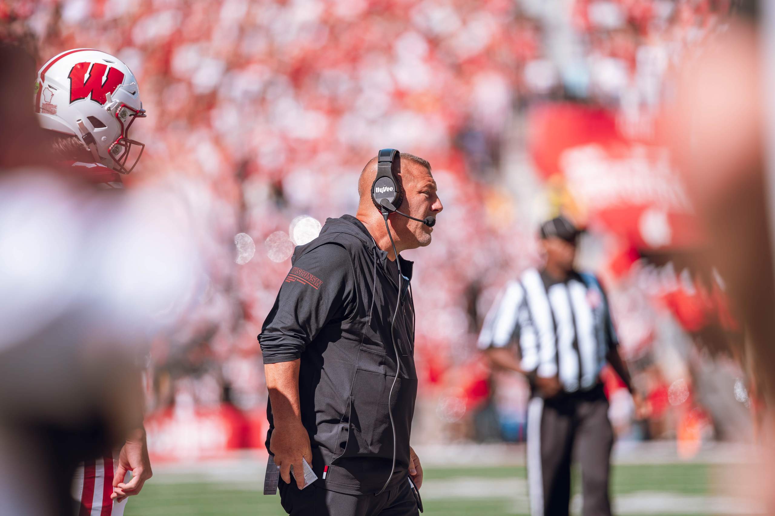 Wisconsin Badgers vs. South Dakota Coyotes at Camp Randall Stadium September 7, 2024, photography by Ross Harried for Second Crop Sports