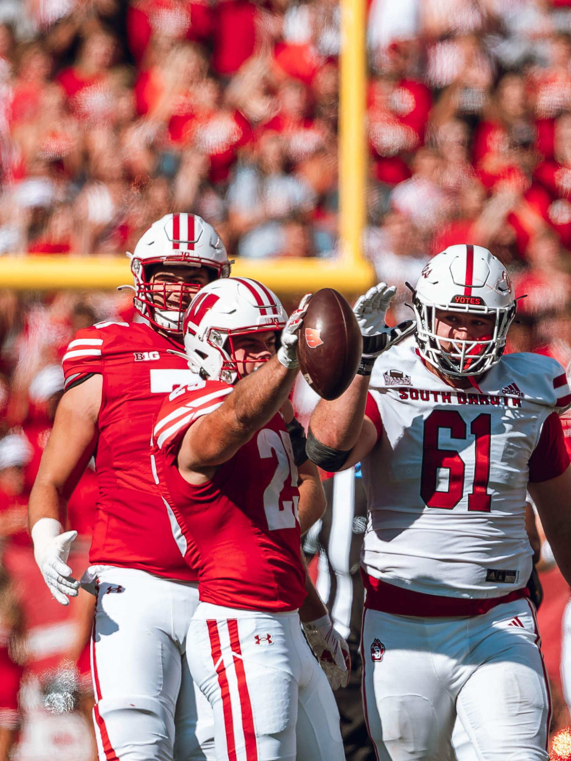 Wisconsin Badgers vs. South Dakota Coyotes at Camp Randall Stadium September 7, 2024, photography by Ross Harried for Second Crop Sports