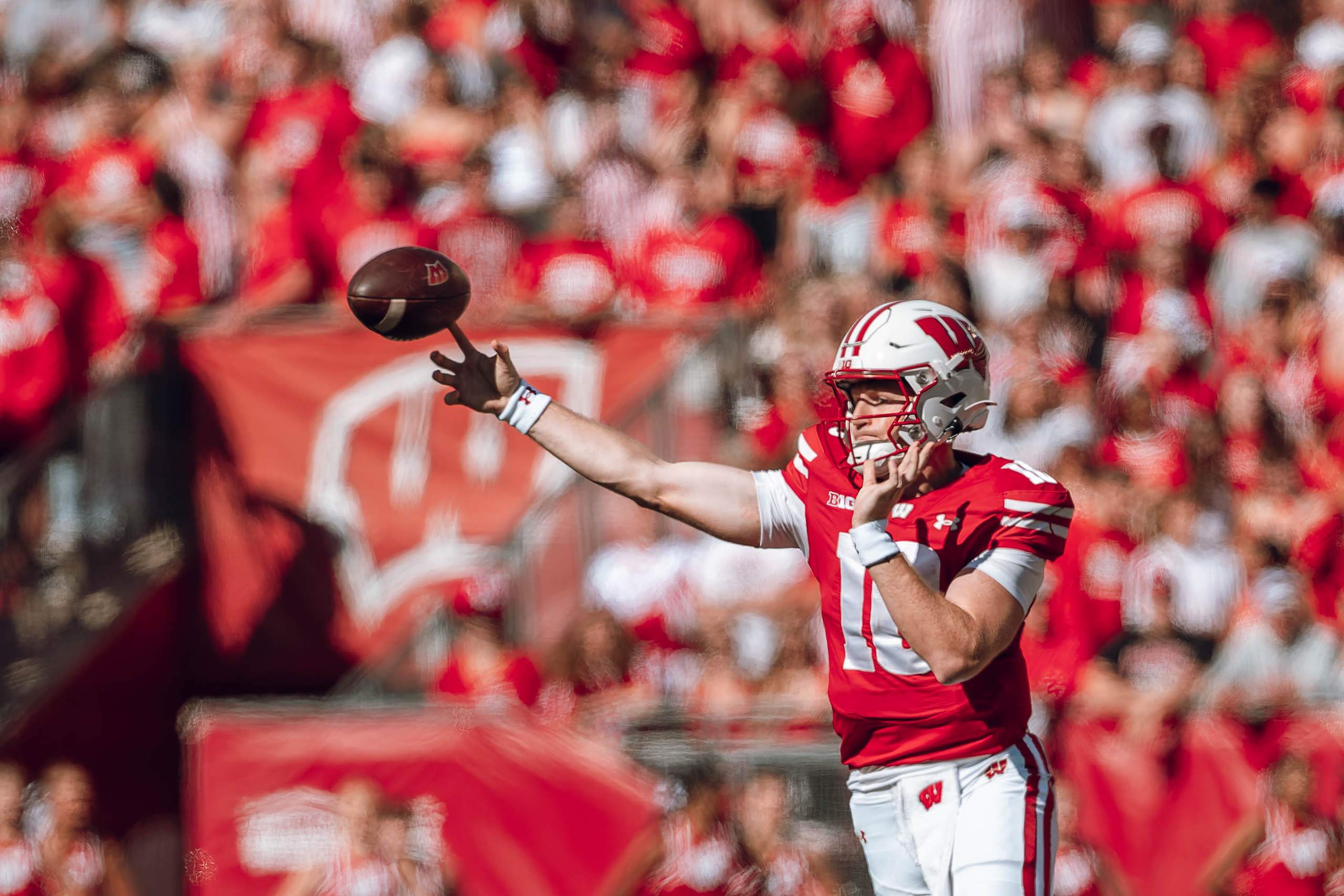 Wisconsin Badgers vs. South Dakota Coyotes at Camp Randall Stadium September 7, 2024, photography by Ross Harried for Second Crop Sports