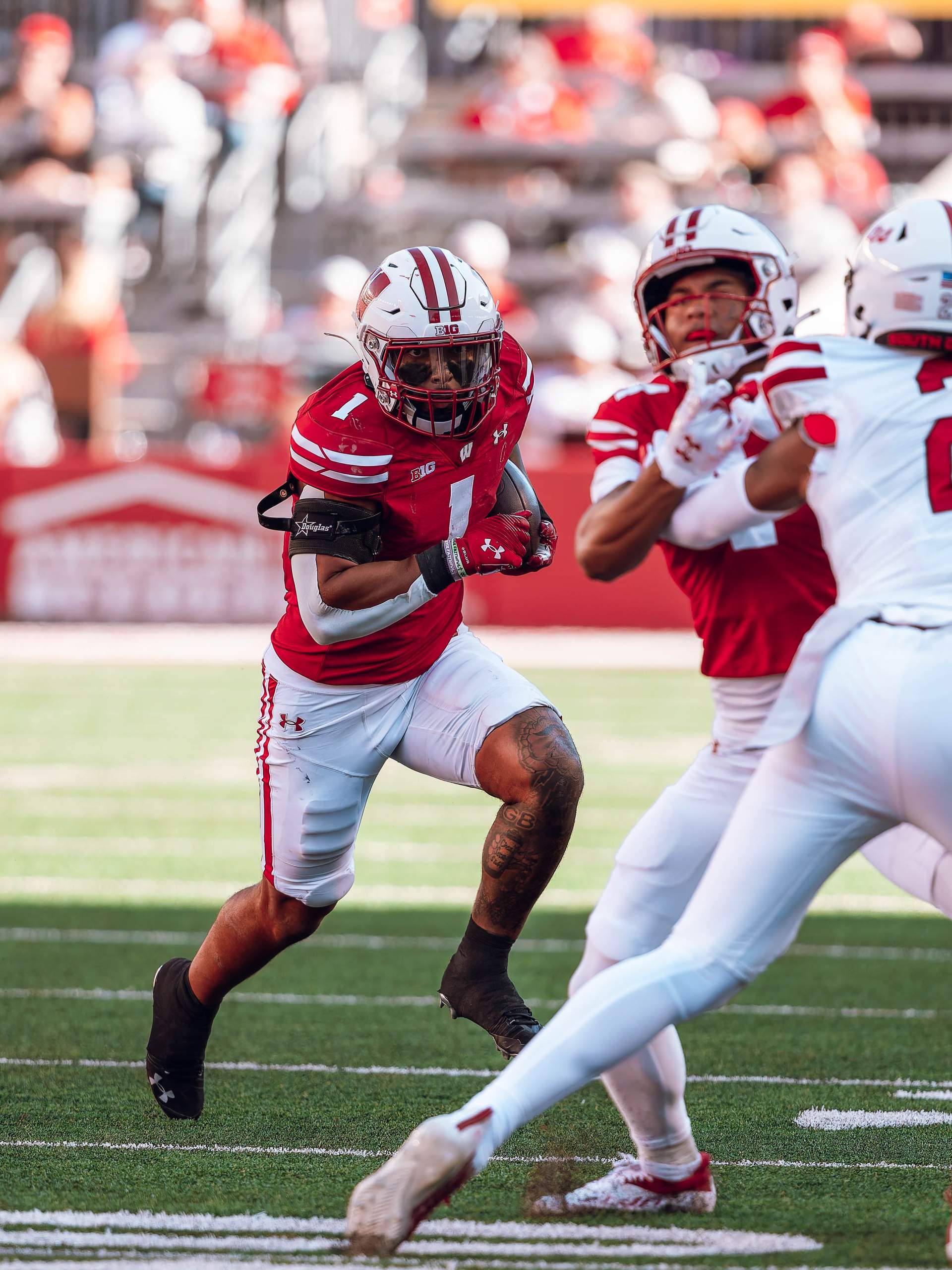 Wisconsin Badgers vs. South Dakota Coyotes at Camp Randall Stadium September 7, 2024, photography by Ross Harried for Second Crop Sports