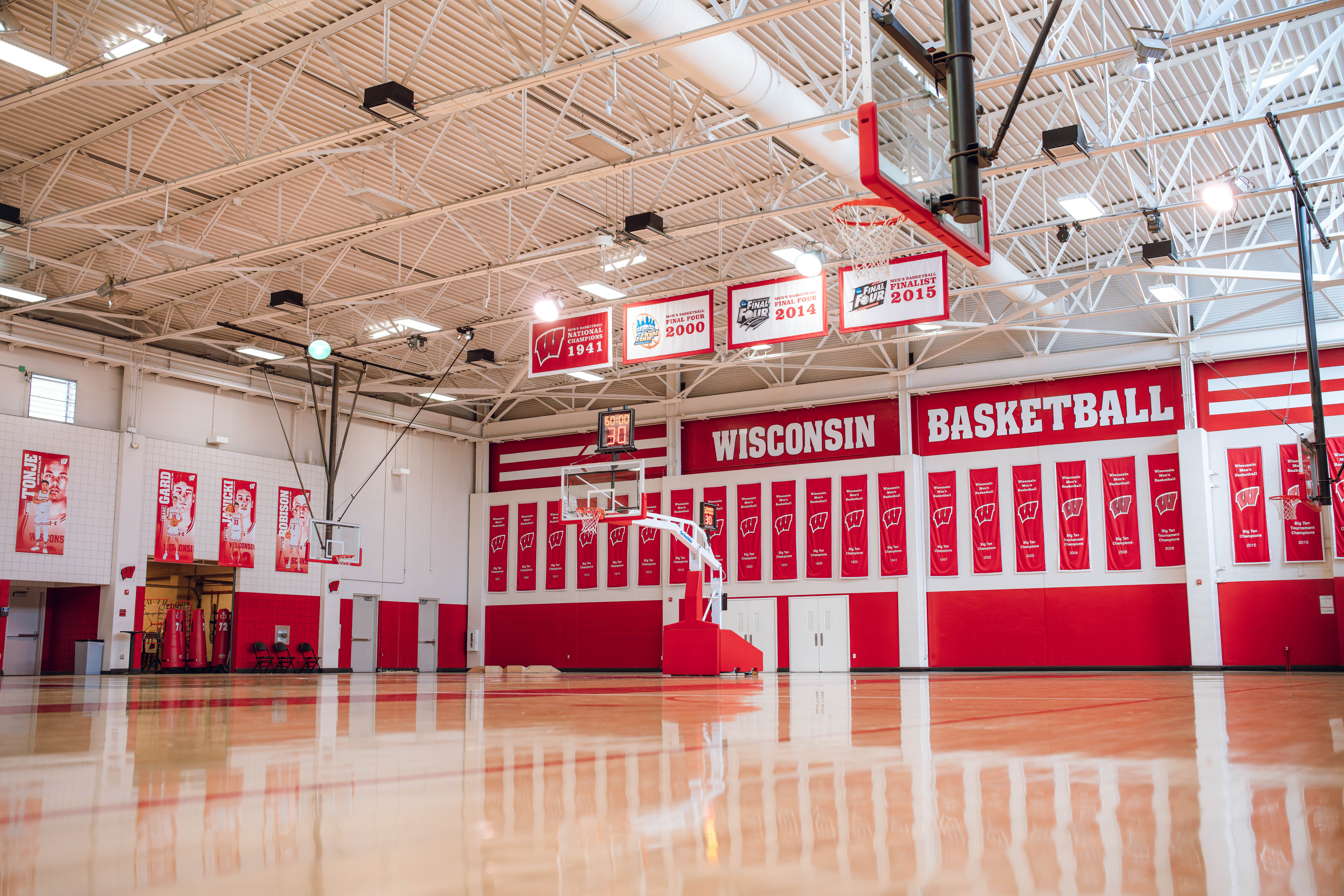 Wisconsin Badgers Basketball local media day at the Nicholas Johnson Pavilion on October 7, 2024 in Madison, WI. Photography by Ross Harried for Second Crop Sports.