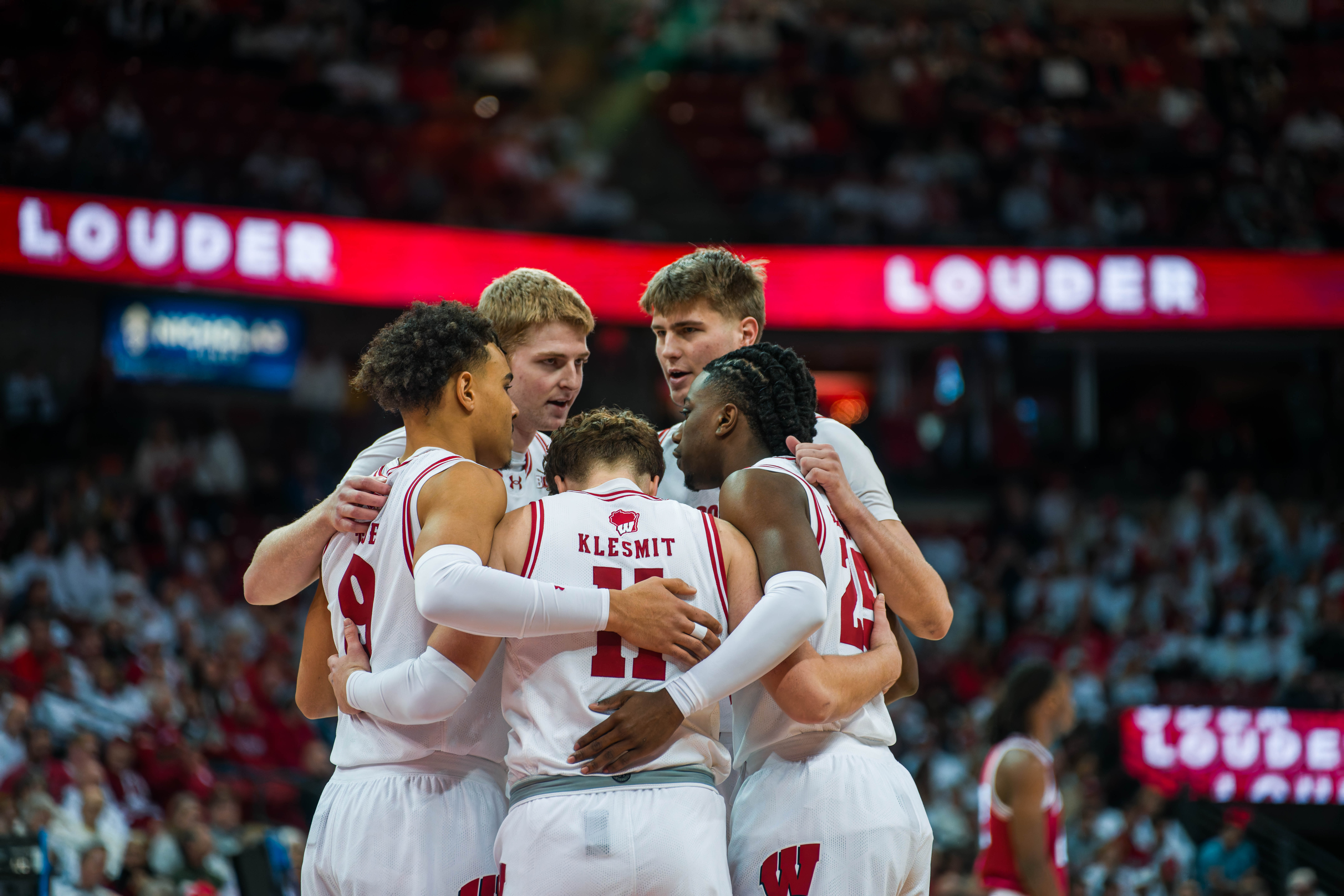 Wisconsin Badgers vs. Indiana Hoosiers at the Kohl Center on February 04, 2025 in Madison, Wisconsin. Photography by Ross Harried for Second Crop Sports.