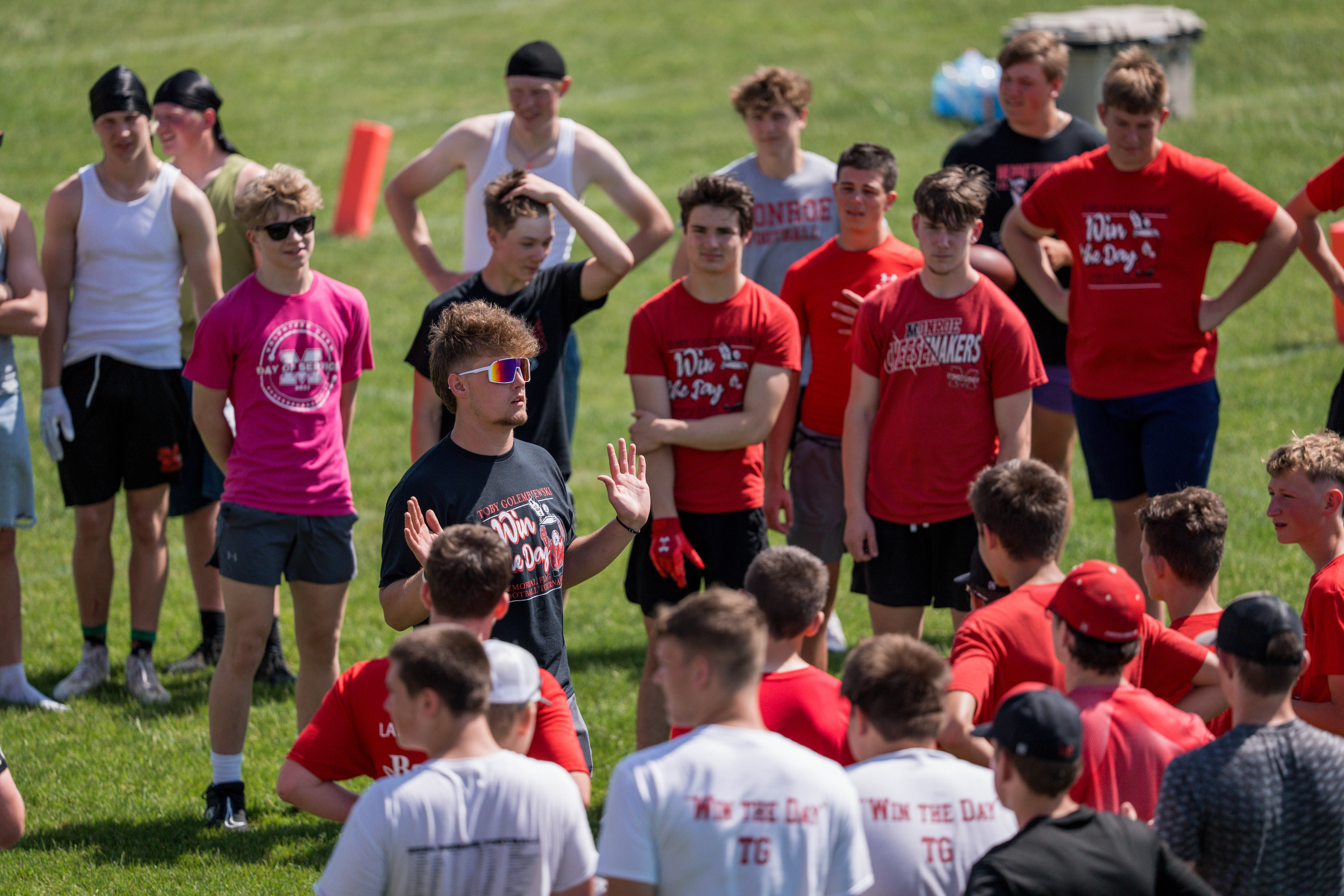 2nd Annual Toby Golembiewski “Win the Day” Memorial Flag Football Tournament Photography by Ross Harried for Second Crop Sports.