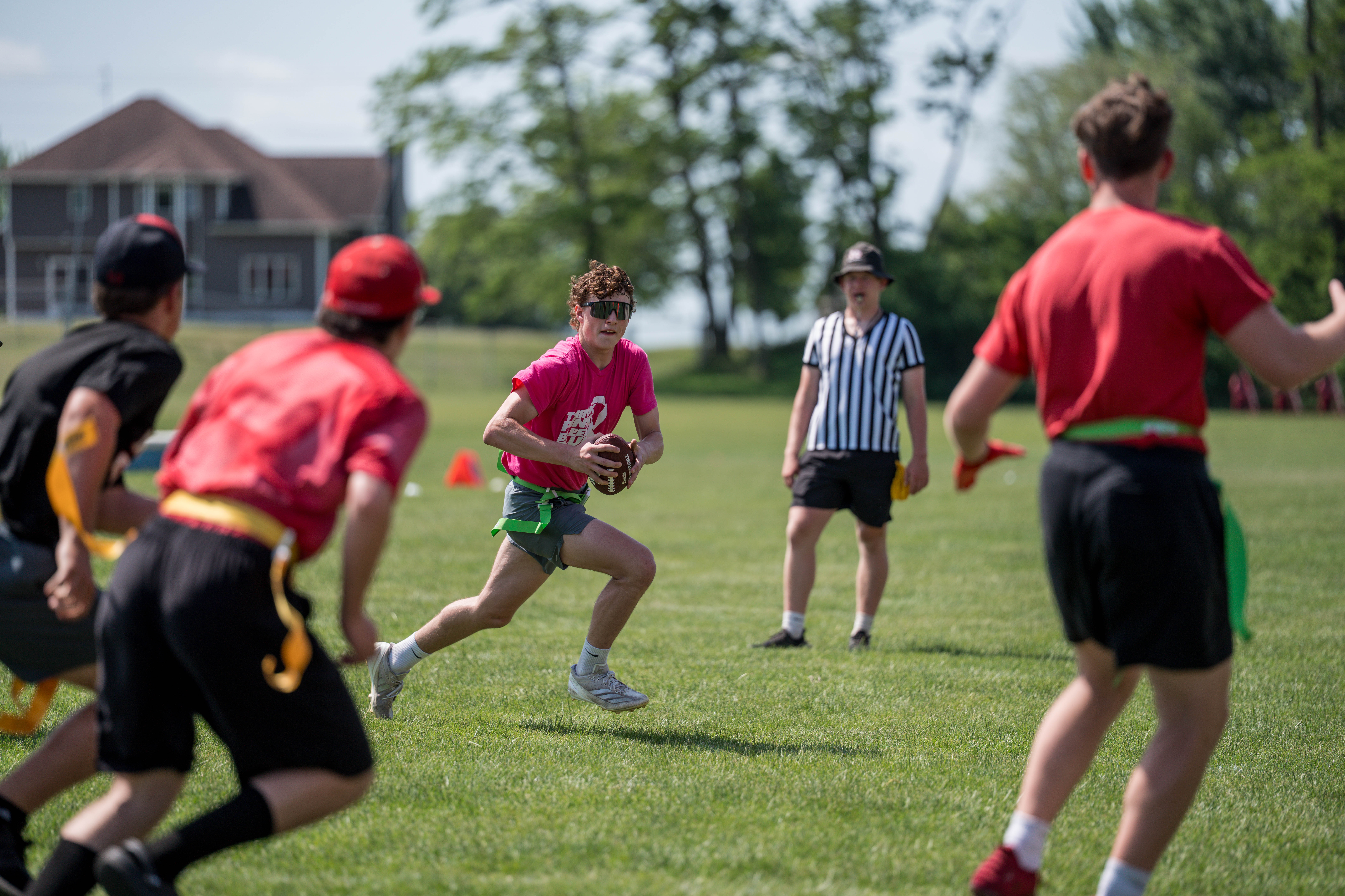 2nd Annual Toby Golembiewski “Win the Day” Memorial Flag Football Tournament Photography by Ross Harried for Second Crop Sports.