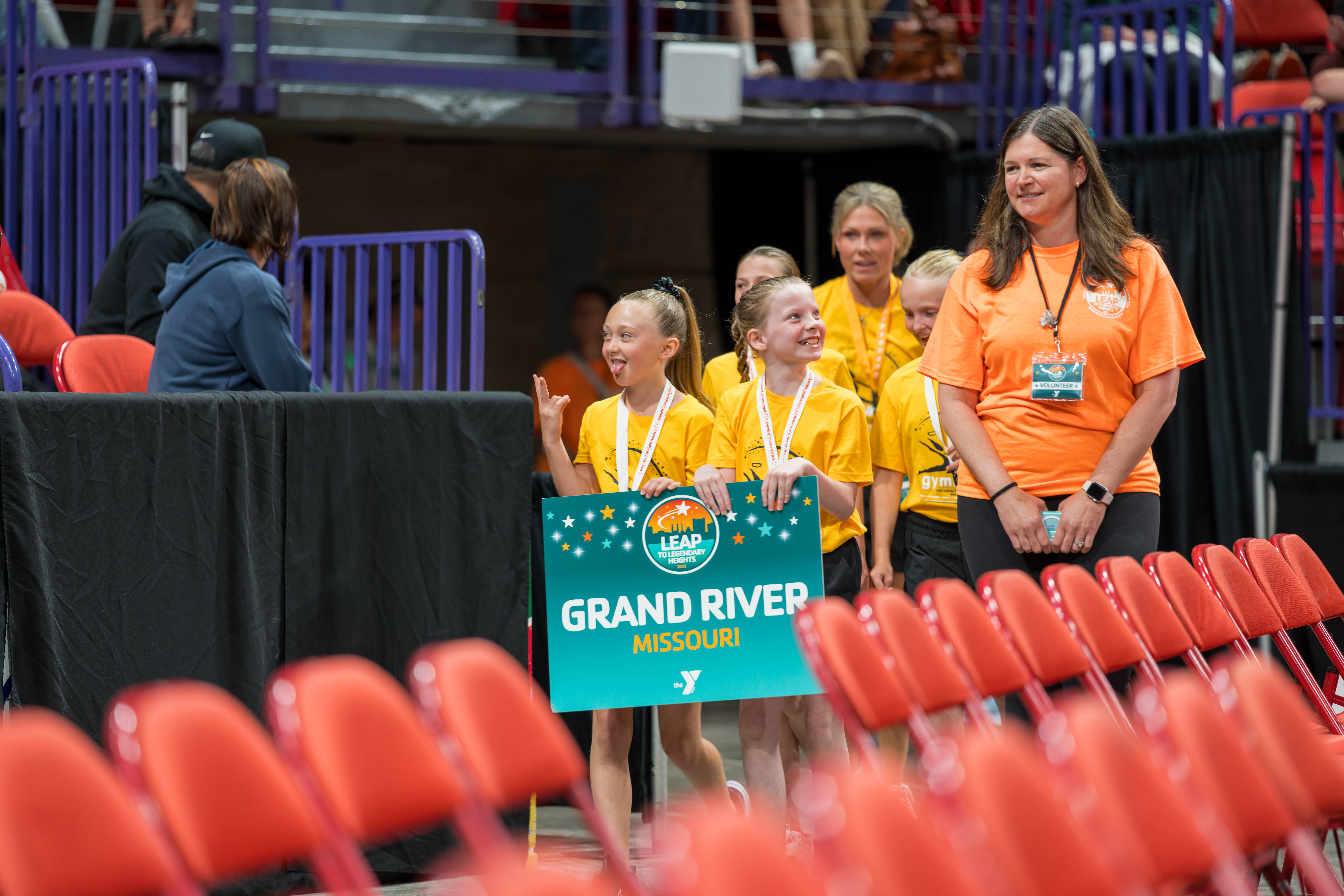 The YMCA National Gymnastics Championship 2025 held at The Resch Center in Green Bay, Wisconsin, USA on June 25th, 2025. Photography by Ross Harried for Second Crop Sports.