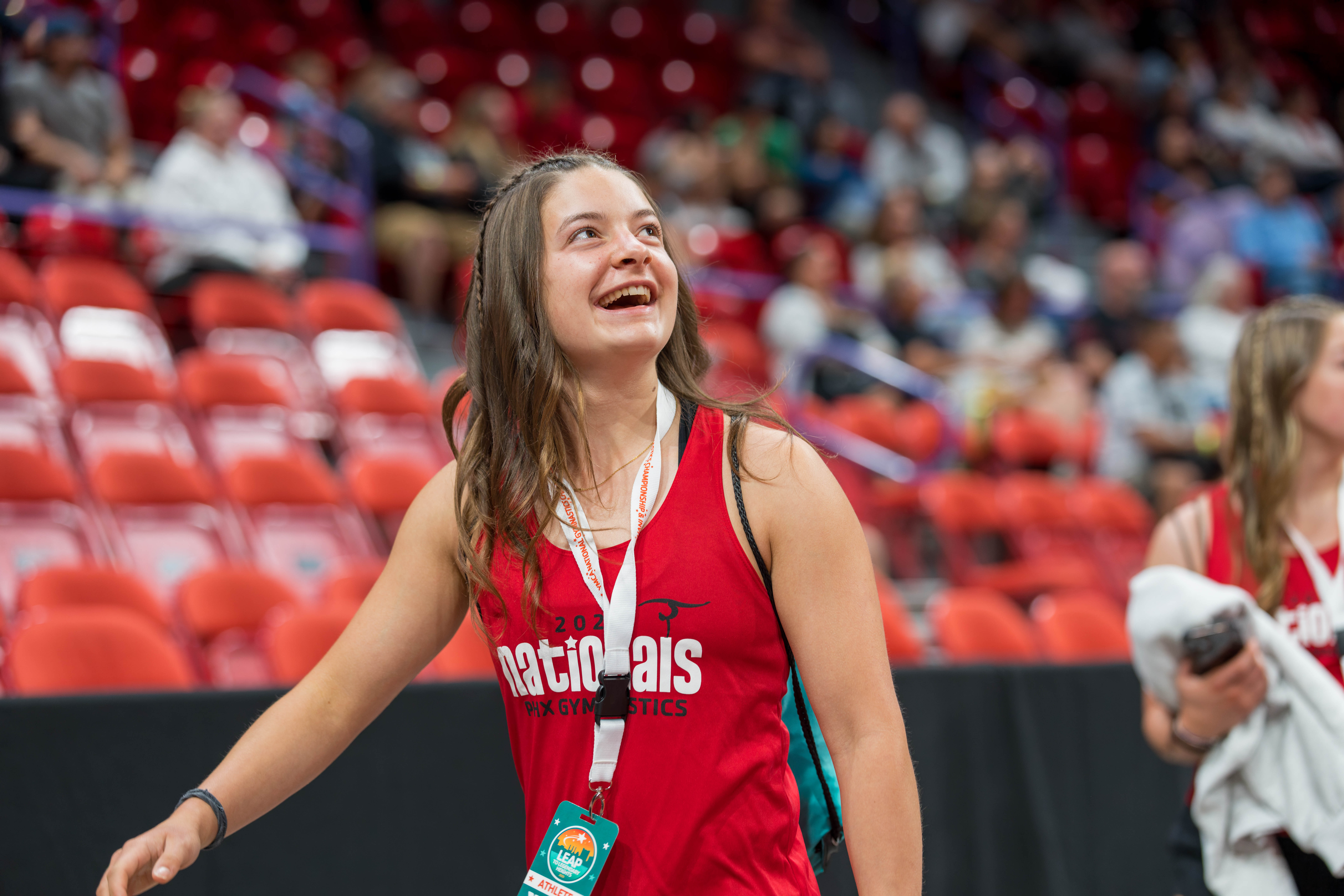 The YMCA National Gymnastics Championship 2025 held at The Resch Center in Green Bay, Wisconsin, USA on June 25th, 2025. Photography by Ross Harried for Second Crop Sports.
