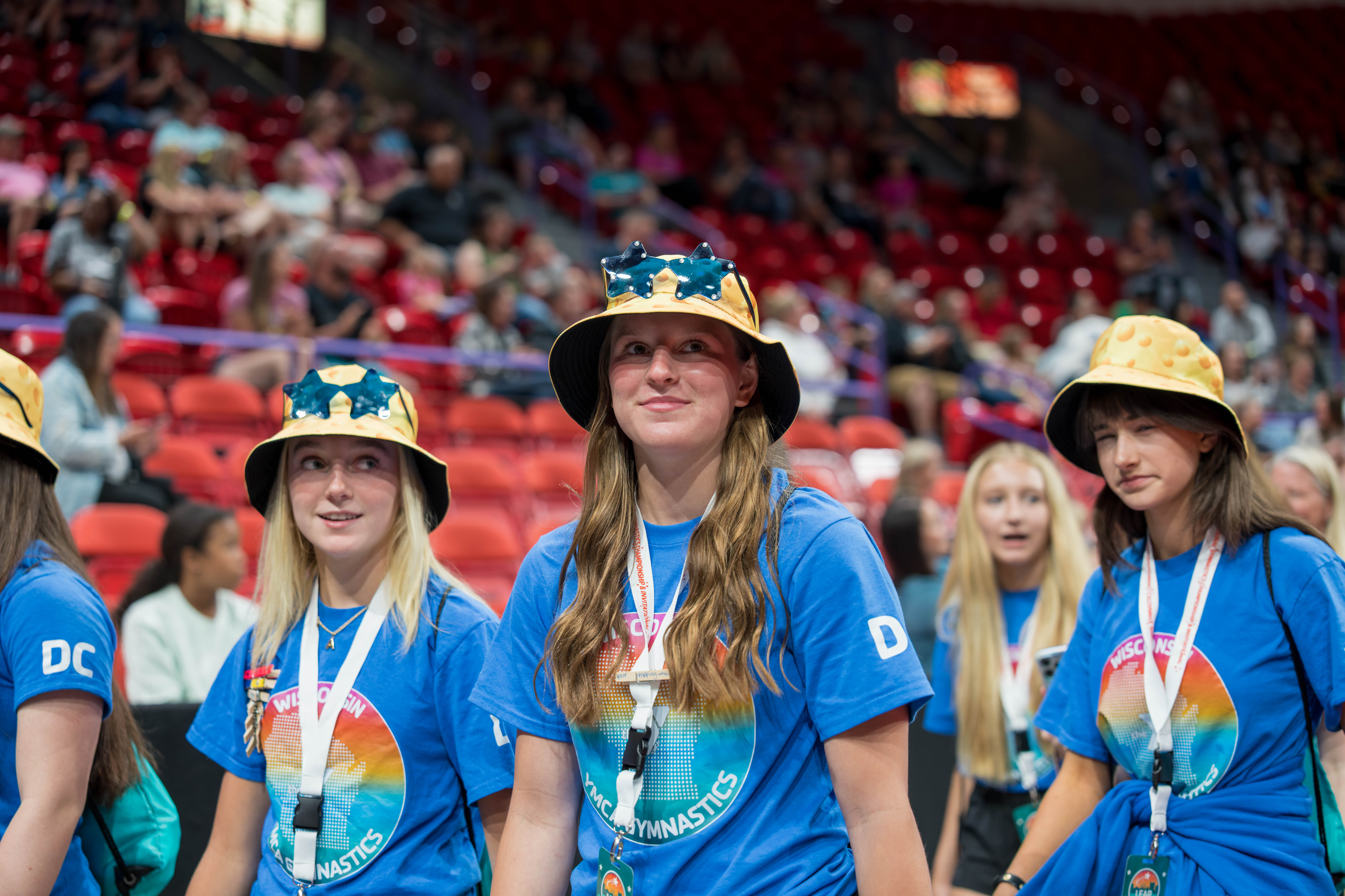 The YMCA National Gymnastics Championship 2025 held at The Resch Center in Green Bay, Wisconsin, USA on June 25th, 2025. Photography by Ross Harried for Second Crop Sports.