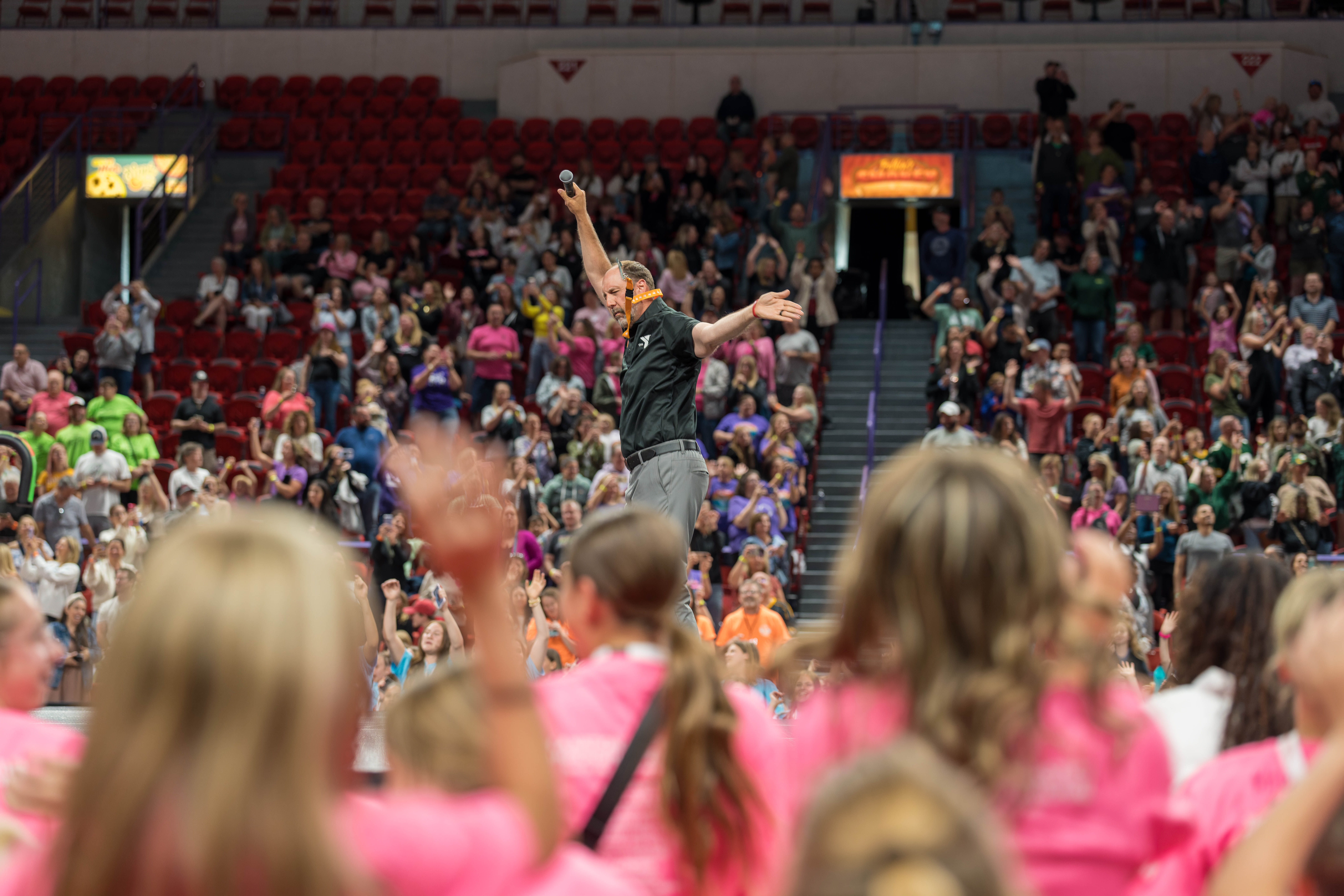 The YMCA National Gymnastics Championship 2025 held at The Resch Center in Green Bay, Wisconsin, USA on June 25th, 2025. Photography by Ross Harried for Second Crop Sports.