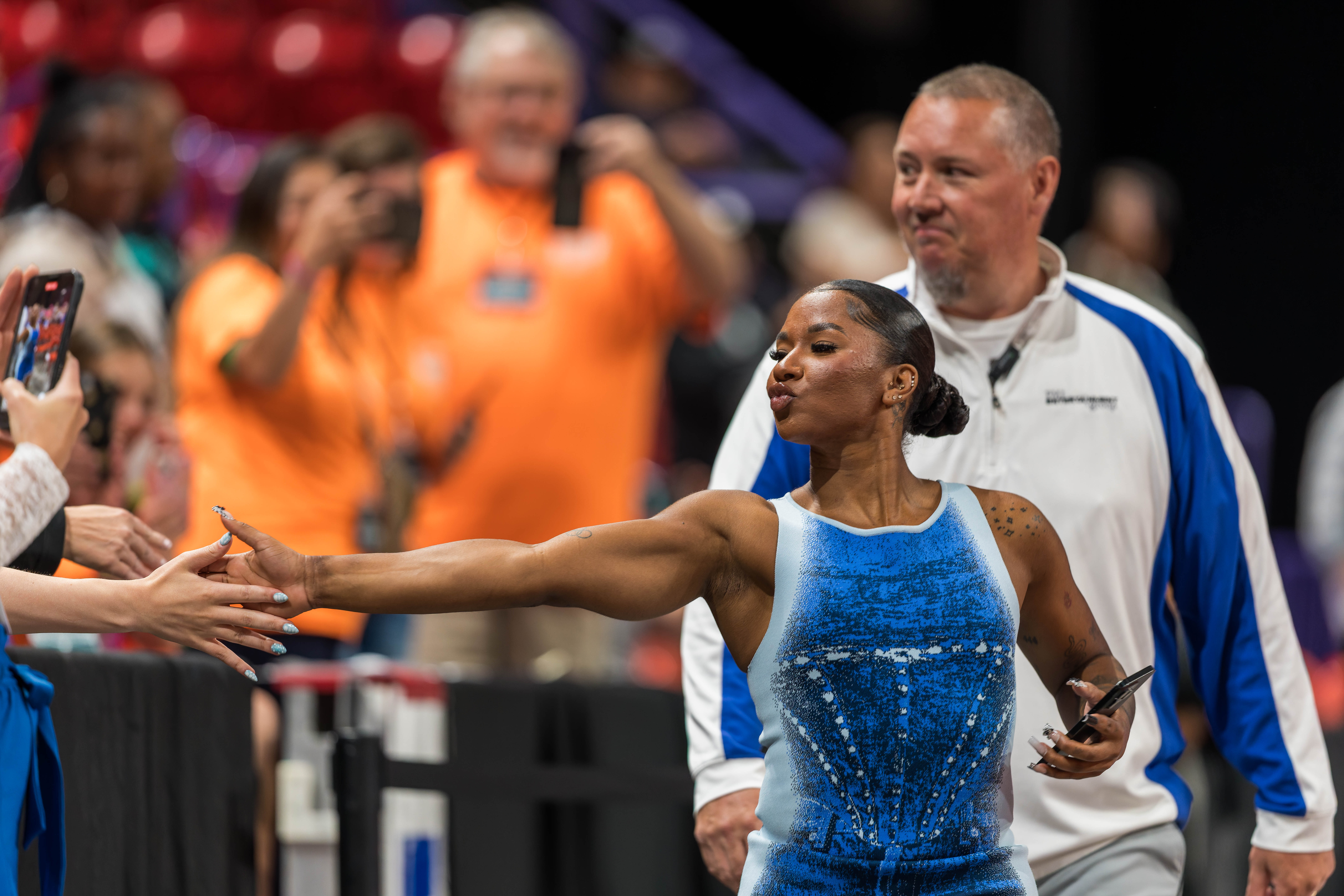 The YMCA National Gymnastics Championship 2025 held at The Resch Center in Green Bay, Wisconsin, USA on June 25th, 2025. Photography by Ross Harried for Second Crop Sports.