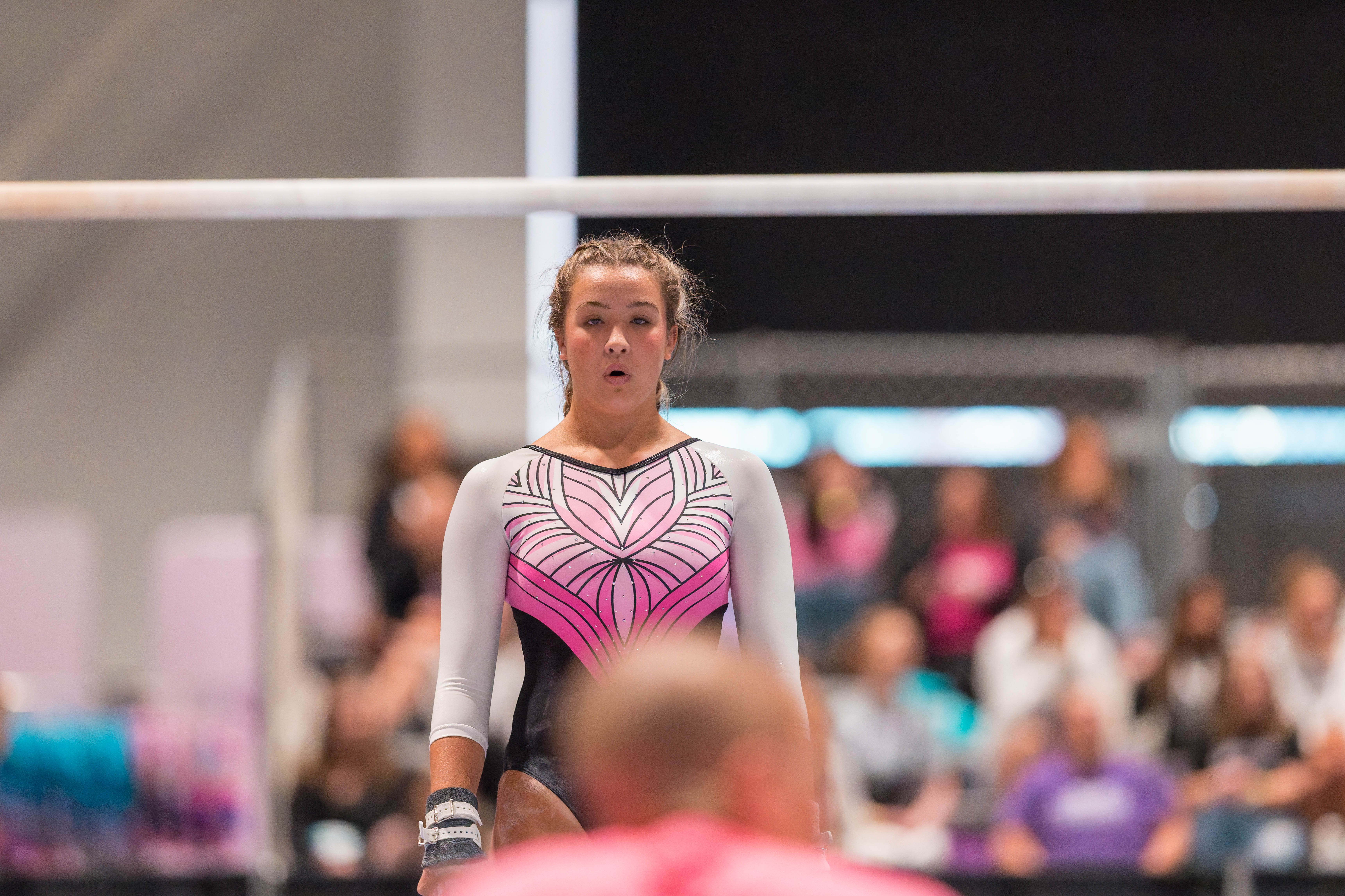 The YMCA National Gymnastics Championship 2025 held at The Resch Center in Green Bay, Wisconsin, USA on June 26th, 2025. Photography by Ross Harried for Second Crop Sports.