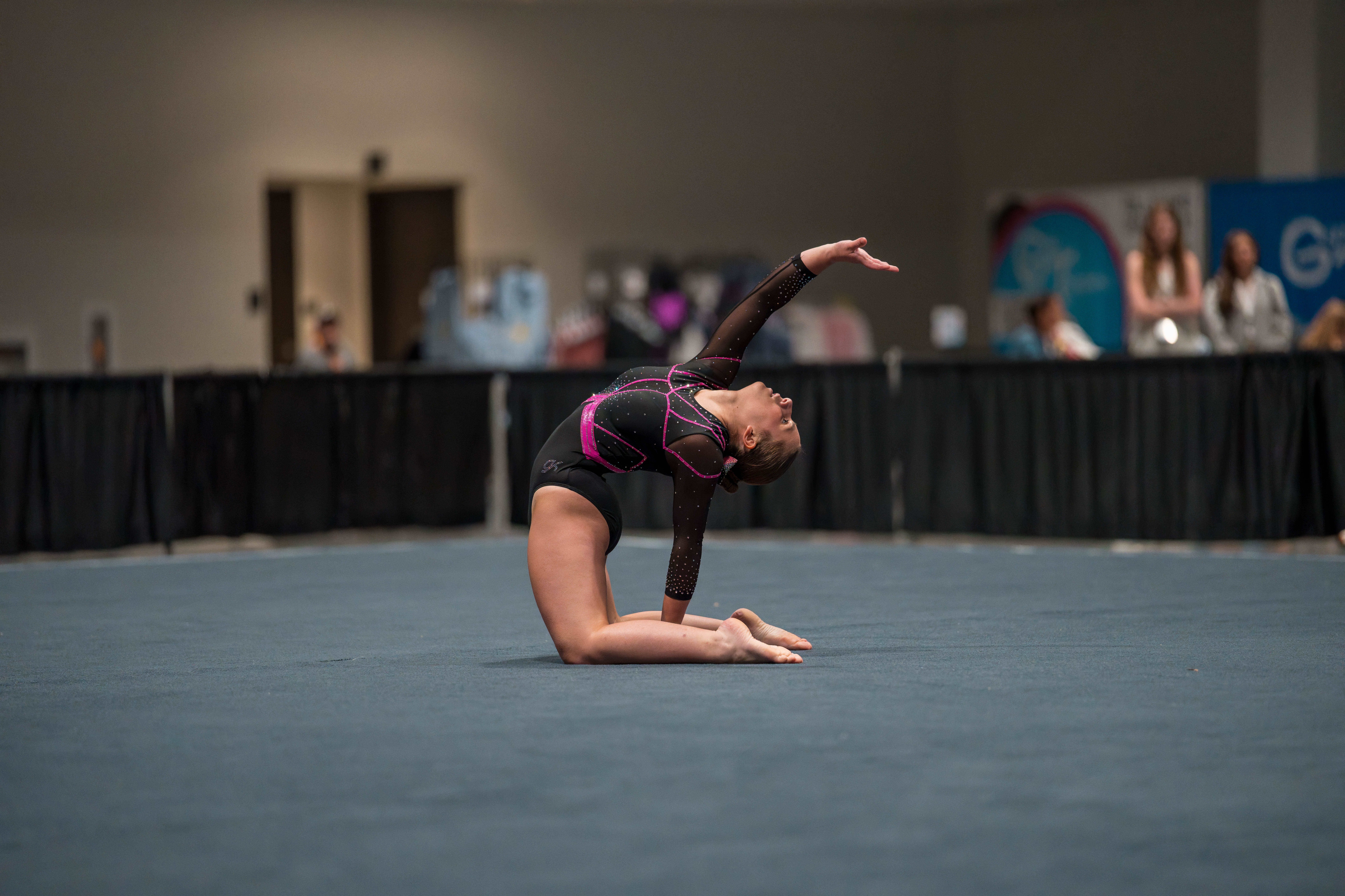 The YMCA National Gymnastics Championship 2025 held at The Resch Center in Green Bay, Wisconsin, USA on June 26th, 2025. Photography by Ross Harried for Second Crop Sports.