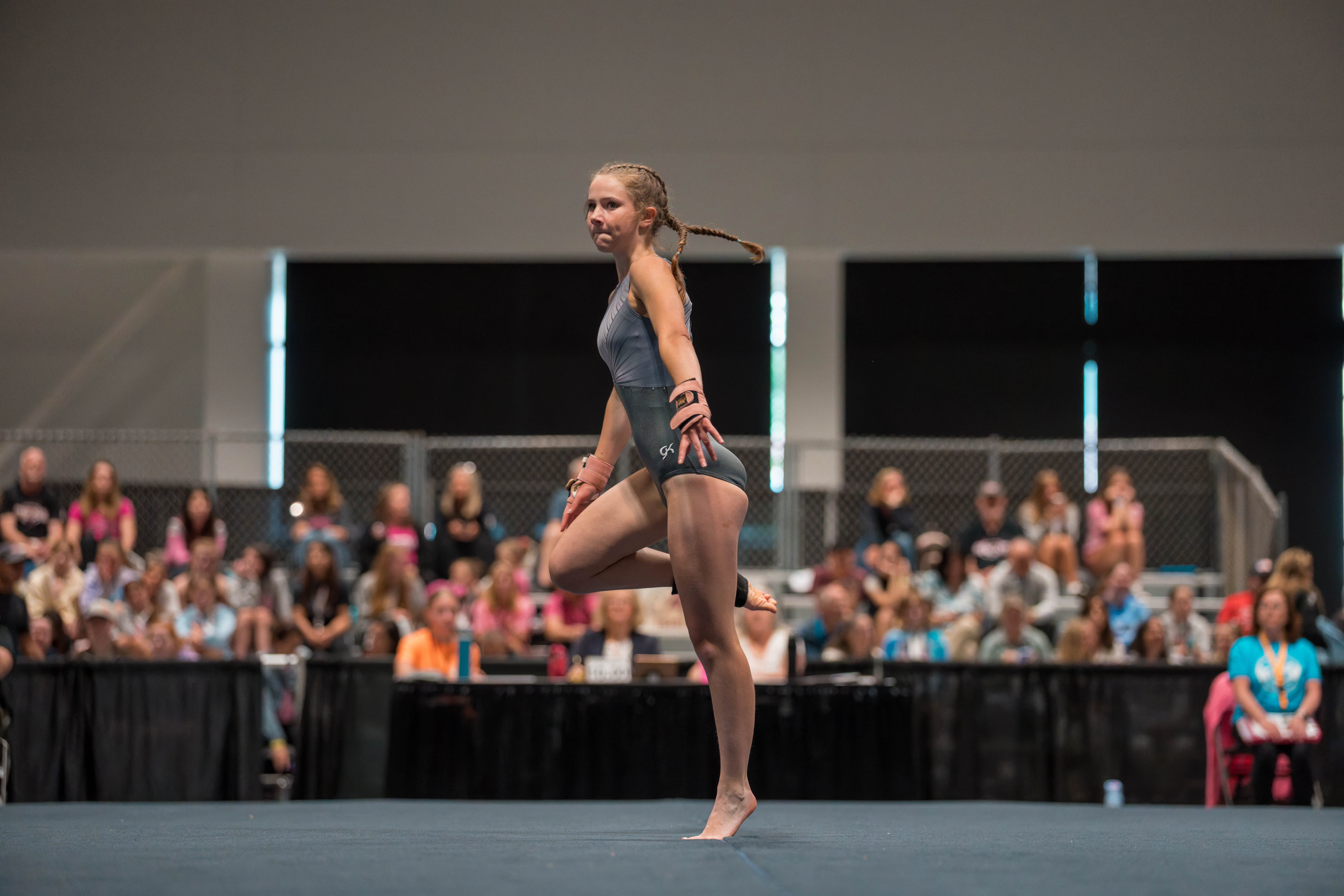 The YMCA National Gymnastics Championship 2025 held at The Resch Center in Green Bay, Wisconsin, USA on June 26th, 2025. Photography by Ross Harried for Second Crop Sports.