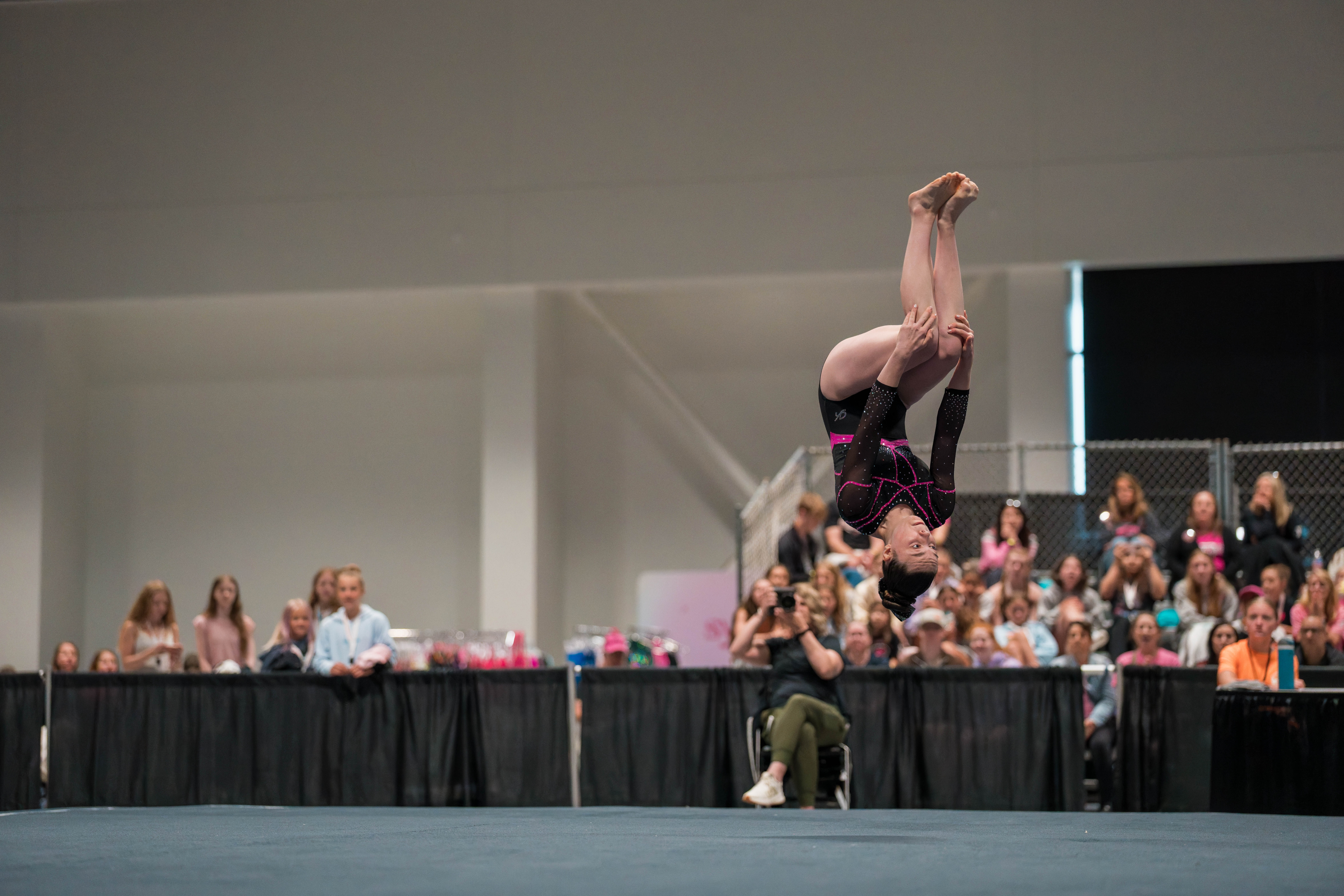 The YMCA National Gymnastics Championship 2025 held at The Resch Center in Green Bay, Wisconsin, USA on June 26th, 2025. Photography by Ross Harried for Second Crop Sports.