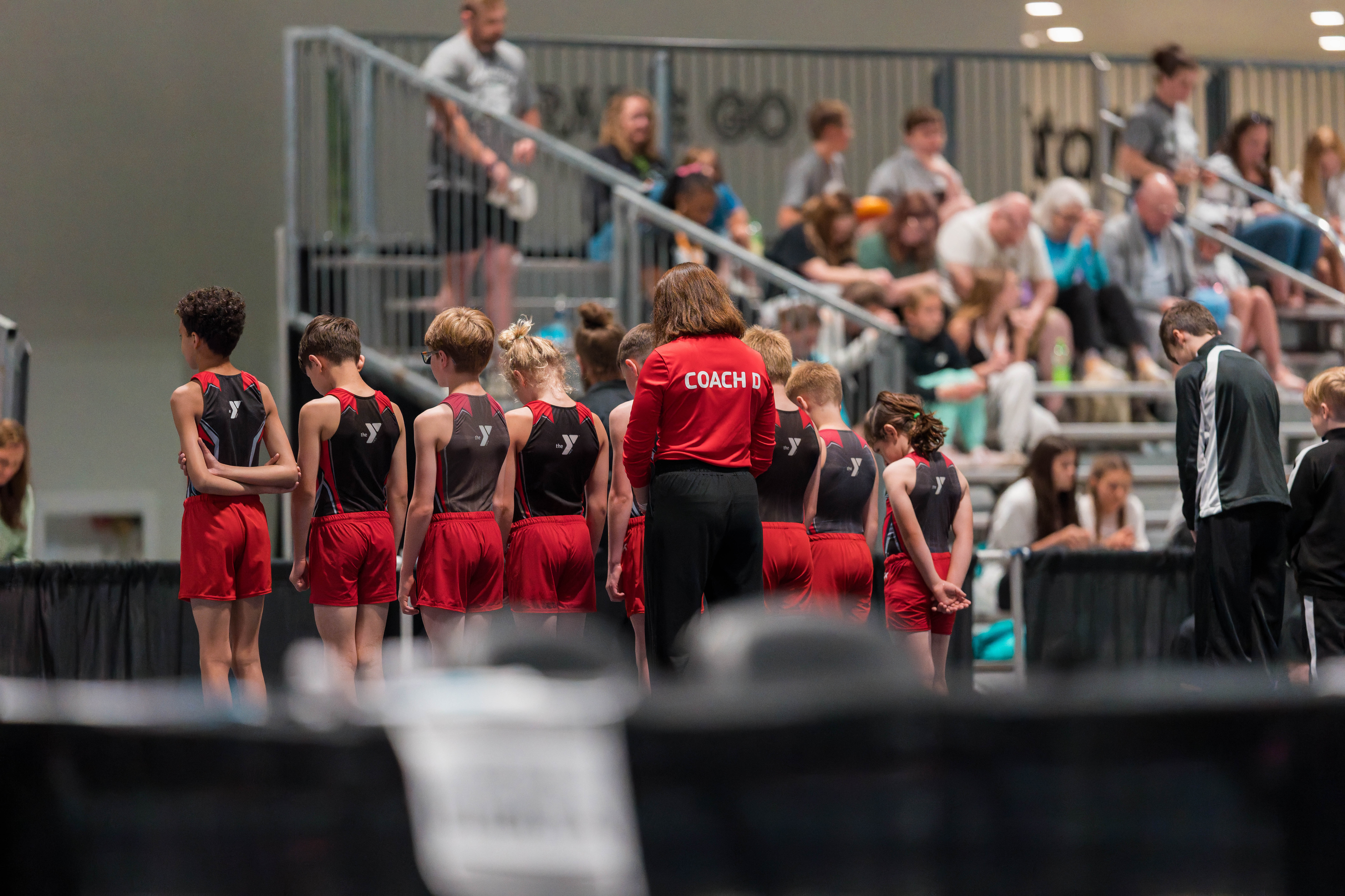 The YMCA National Gymnastics Championship 2025 held at The Resch Center in Green Bay, Wisconsin, USA on June 26th, 2025. Photography by Ross Harried for Second Crop Sports.
