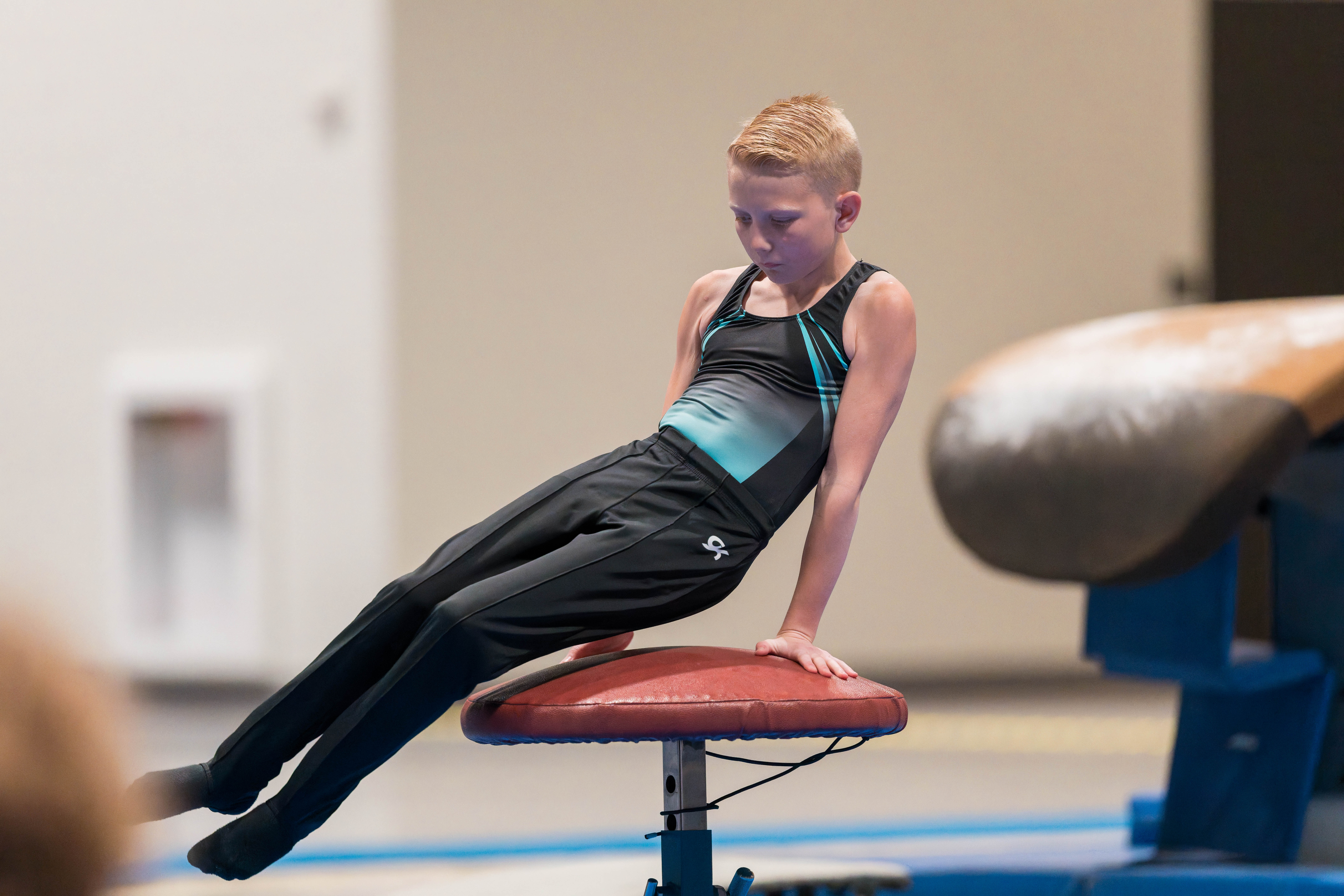 The YMCA National Gymnastics Championship 2025 held at The Resch Center in Green Bay, Wisconsin, USA on June 26th, 2025. Photography by Ross Harried for Second Crop Sports.