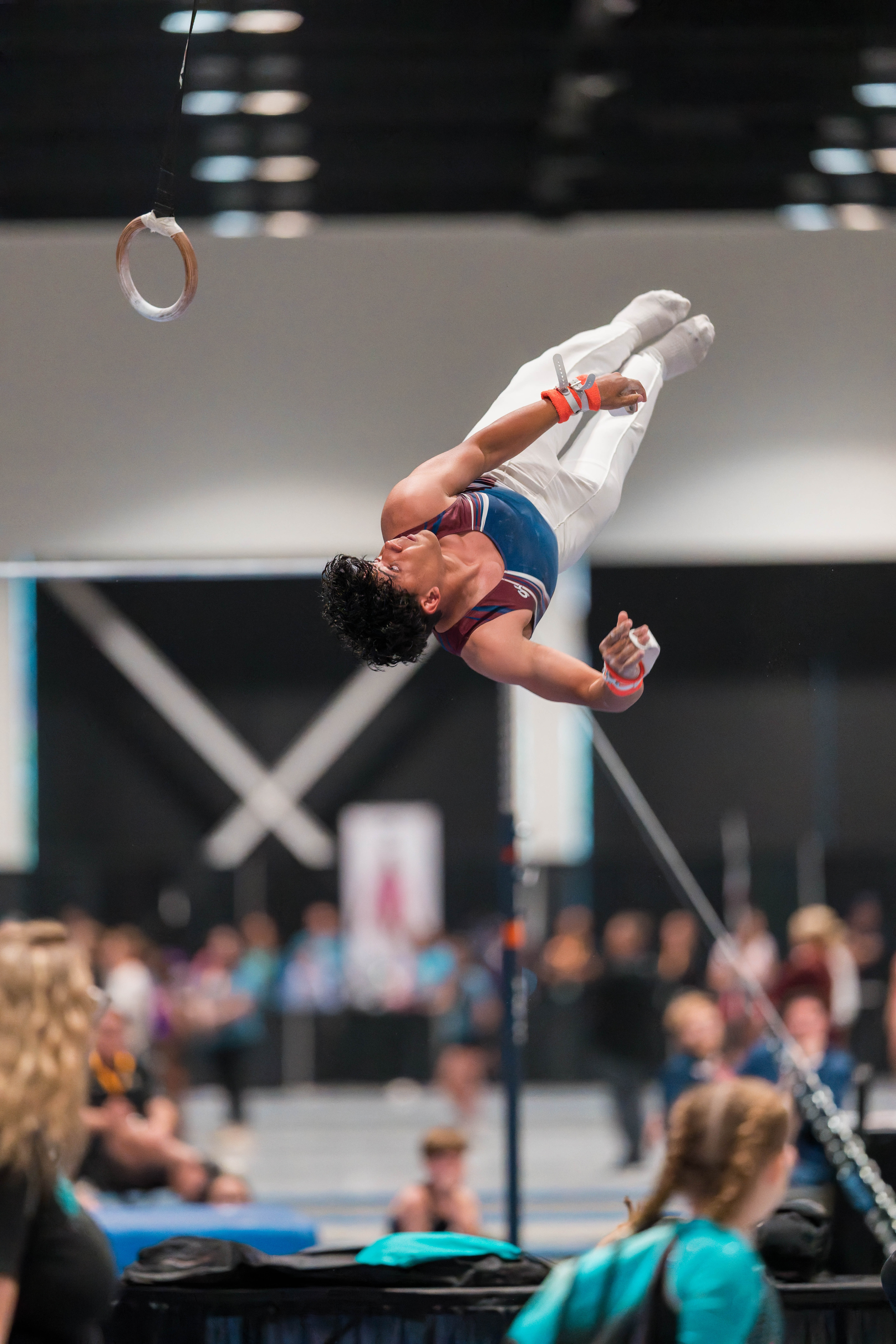 The YMCA National Gymnastics Championship 2025 held at The Resch Center in Green Bay, Wisconsin, USA on June 26th, 2025. Photography by Ross Harried for Second Crop Sports.