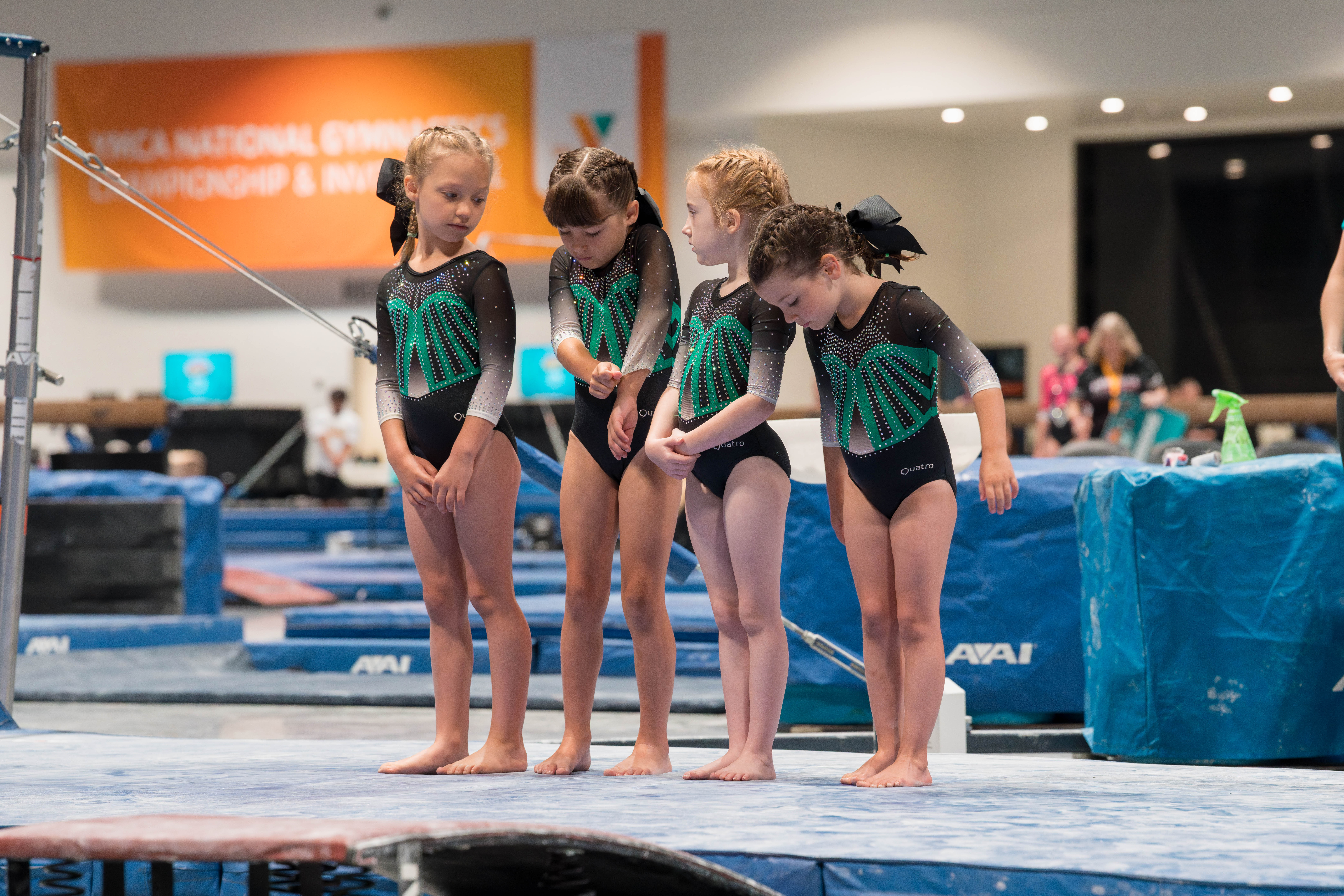 The YMCA National Gymnastics Championship 2025 held at The Resch Center in Green Bay, Wisconsin, USA on June 27th, 2025. Photography by Ross Harried for Second Crop Sports.