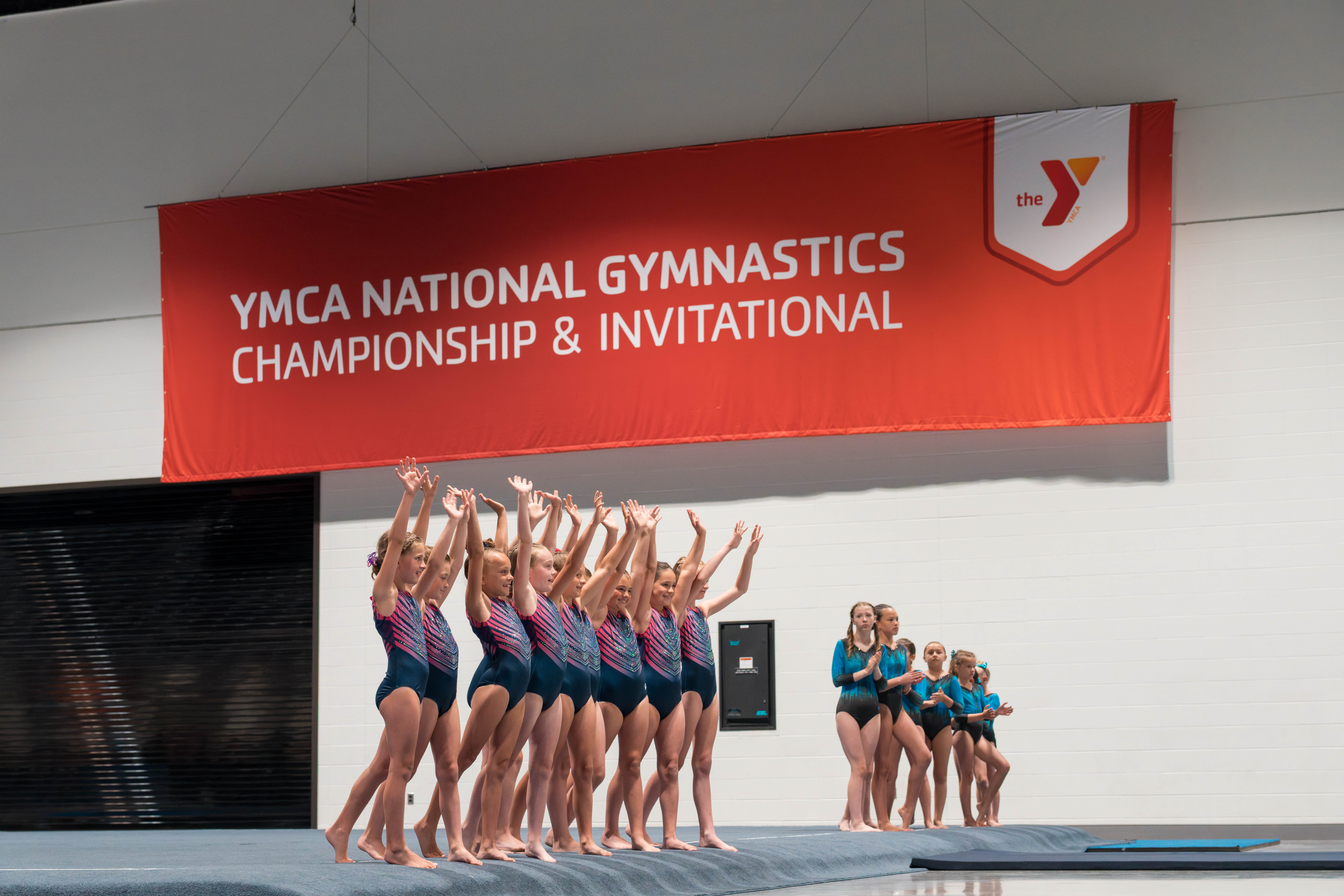 The YMCA National Gymnastics Championship 2025 held at The Resch Center in Green Bay, Wisconsin, USA on June 27th, 2025. Photography by Ross Harried for Second Crop Sports.