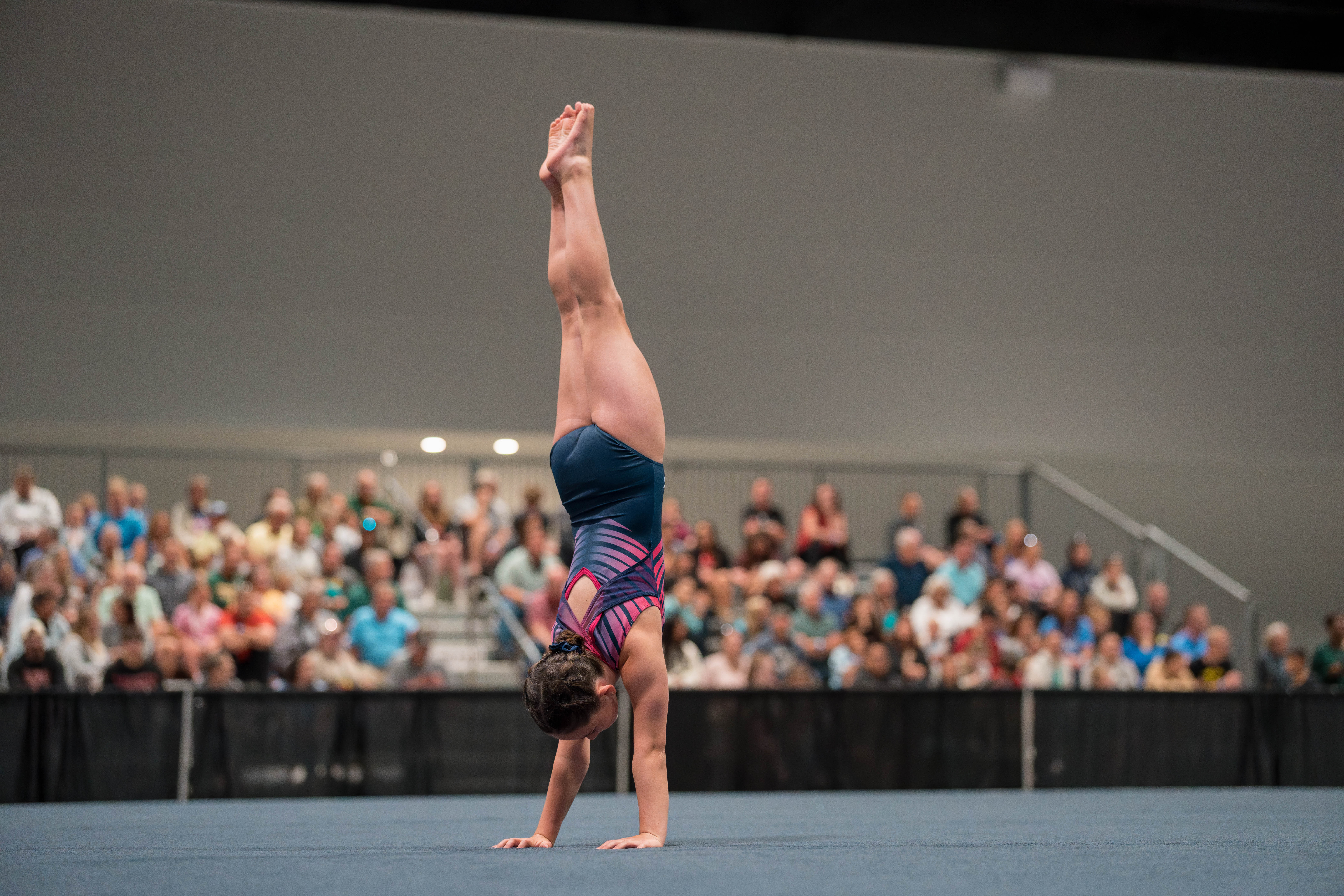 The YMCA National Gymnastics Championship 2025 held at The Resch Center in Green Bay, Wisconsin, USA on June 27th, 2025. Photography by Ross Harried for Second Crop Sports.