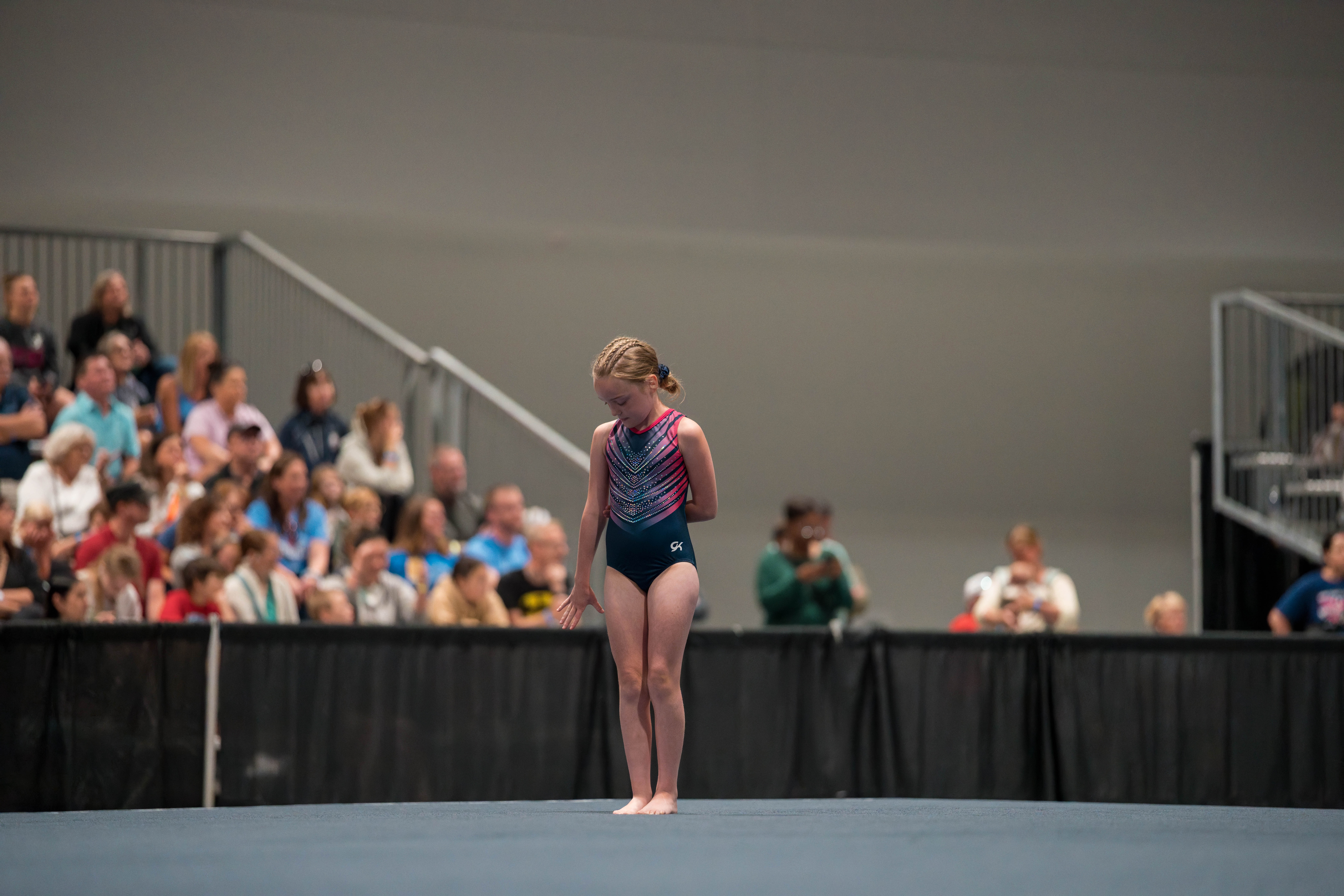 The YMCA National Gymnastics Championship 2025 held at The Resch Center in Green Bay, Wisconsin, USA on June 27th, 2025. Photography by Ross Harried for Second Crop Sports.
