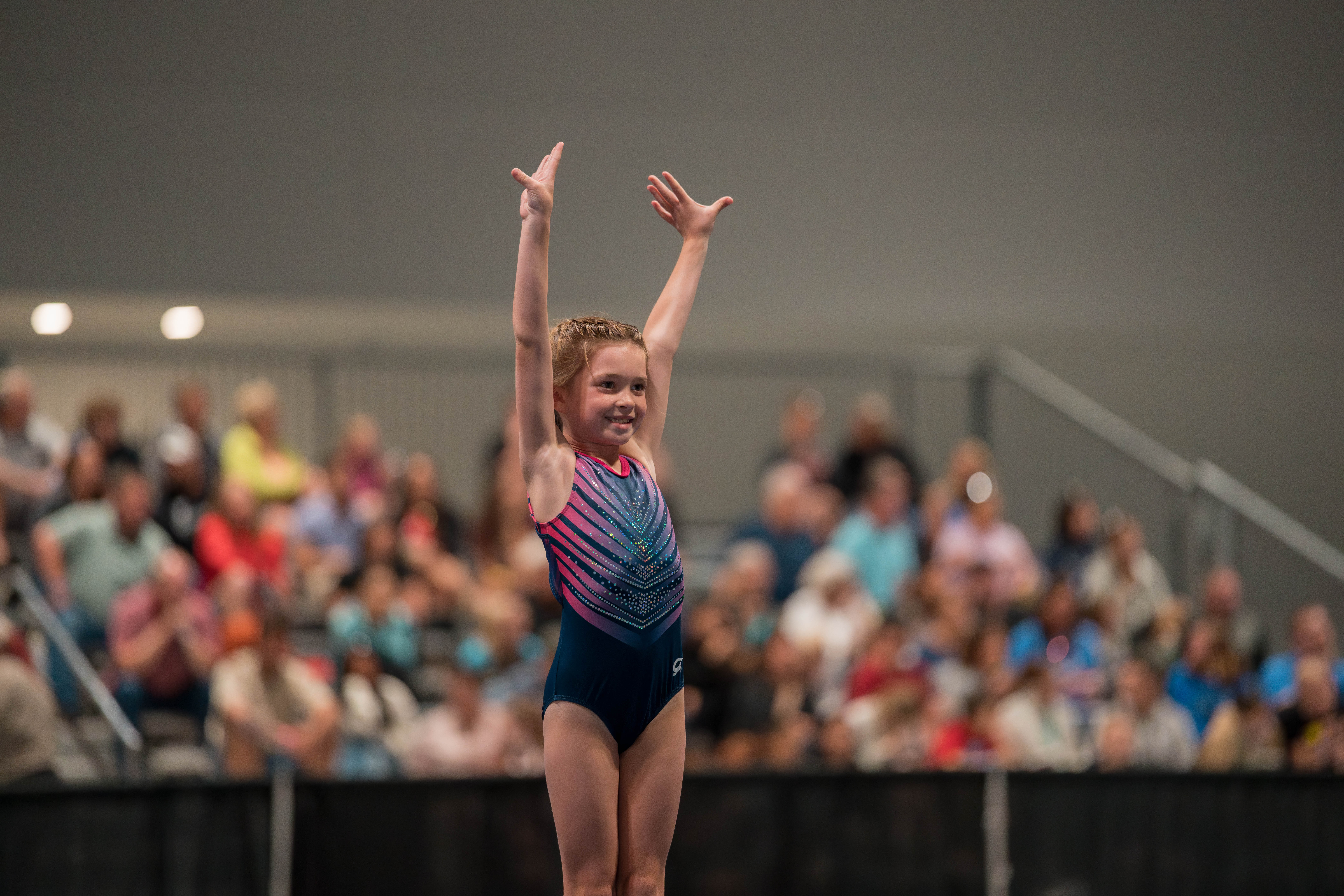 The YMCA National Gymnastics Championship 2025 held at The Resch Center in Green Bay, Wisconsin, USA on June 27th, 2025. Photography by Ross Harried for Second Crop Sports.