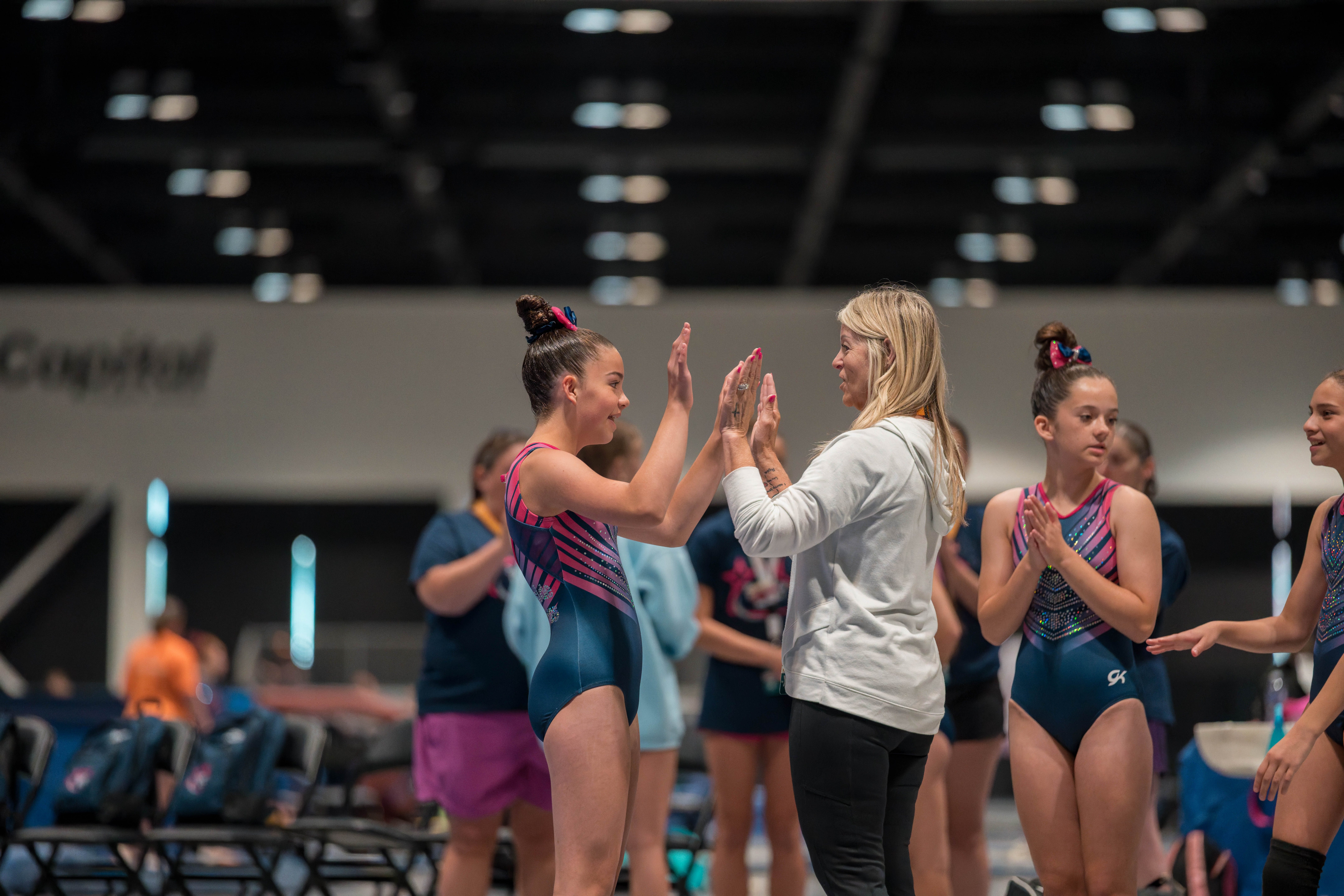 The YMCA National Gymnastics Championship 2025 held at The Resch Center in Green Bay, Wisconsin, USA on June 27th, 2025. Photography by Ross Harried for Second Crop Sports.
