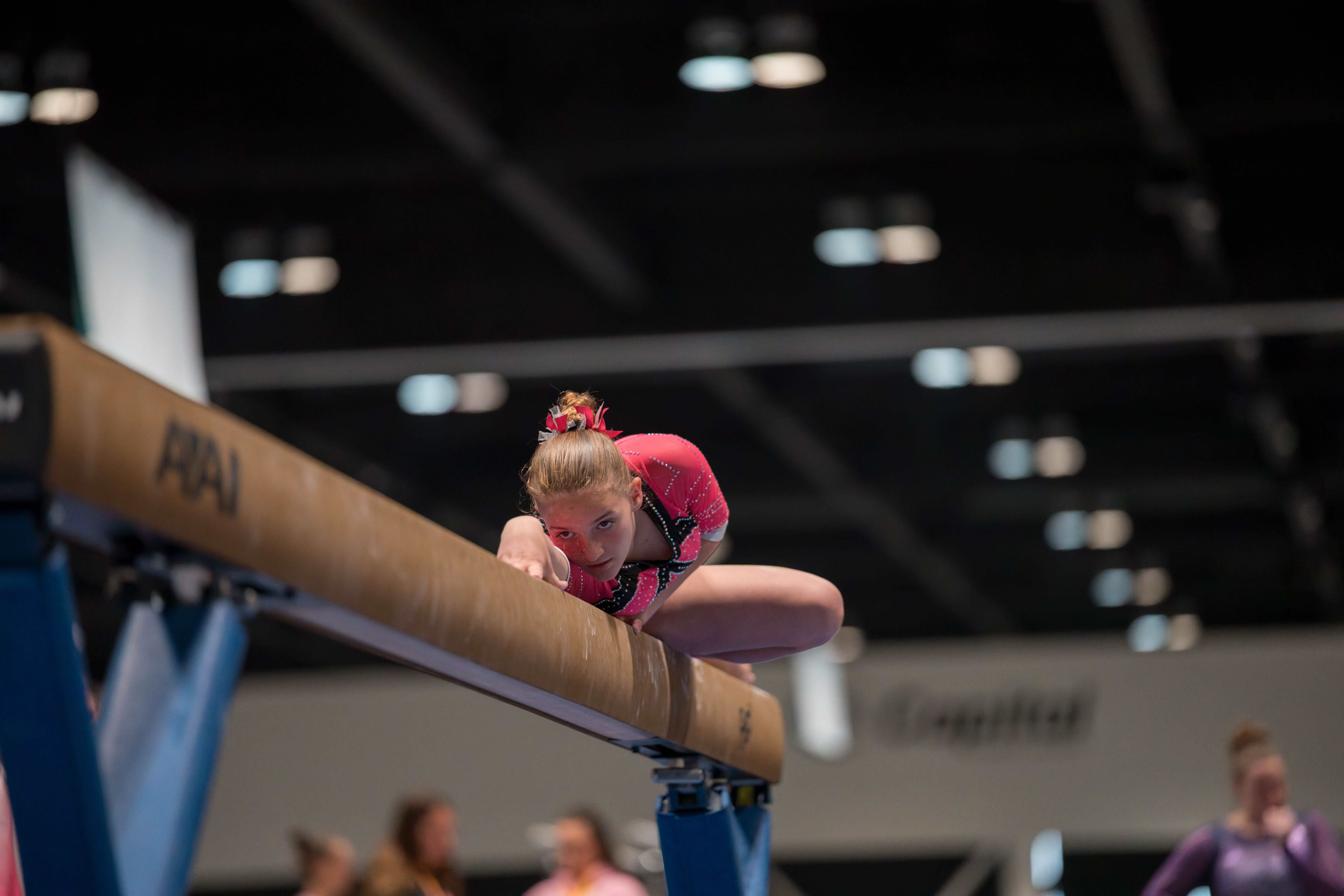 The YMCA National Gymnastics Championship 2025 held at The Resch Center in Green Bay, Wisconsin, USA on June 27th, 2025. Photography by Ross Harried for Second Crop Sports.