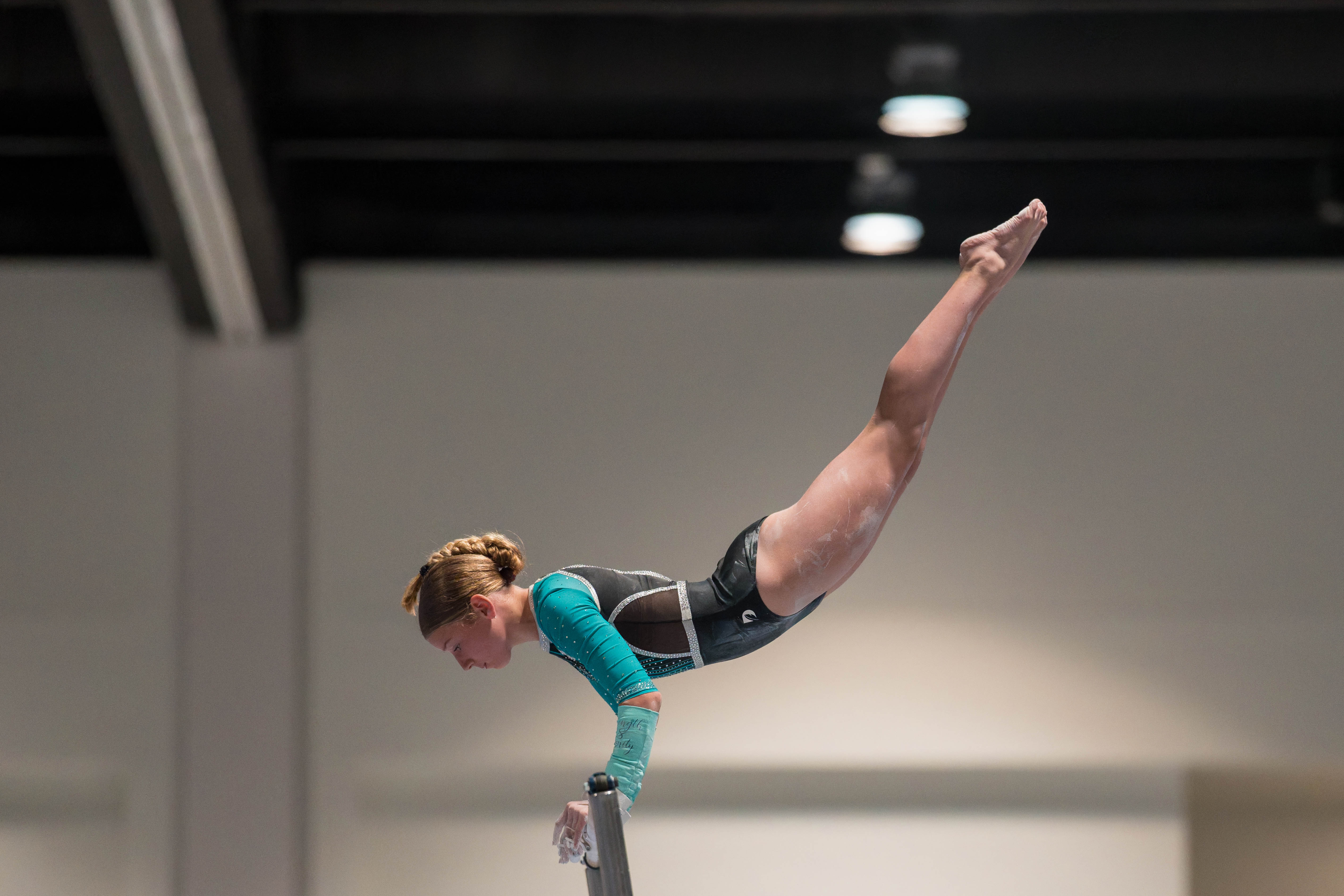 The YMCA National Gymnastics Championship 2025 held at The Resch Center in Green Bay, Wisconsin, USA on June 27th, 2025. Photography by Ross Harried for Second Crop Sports.