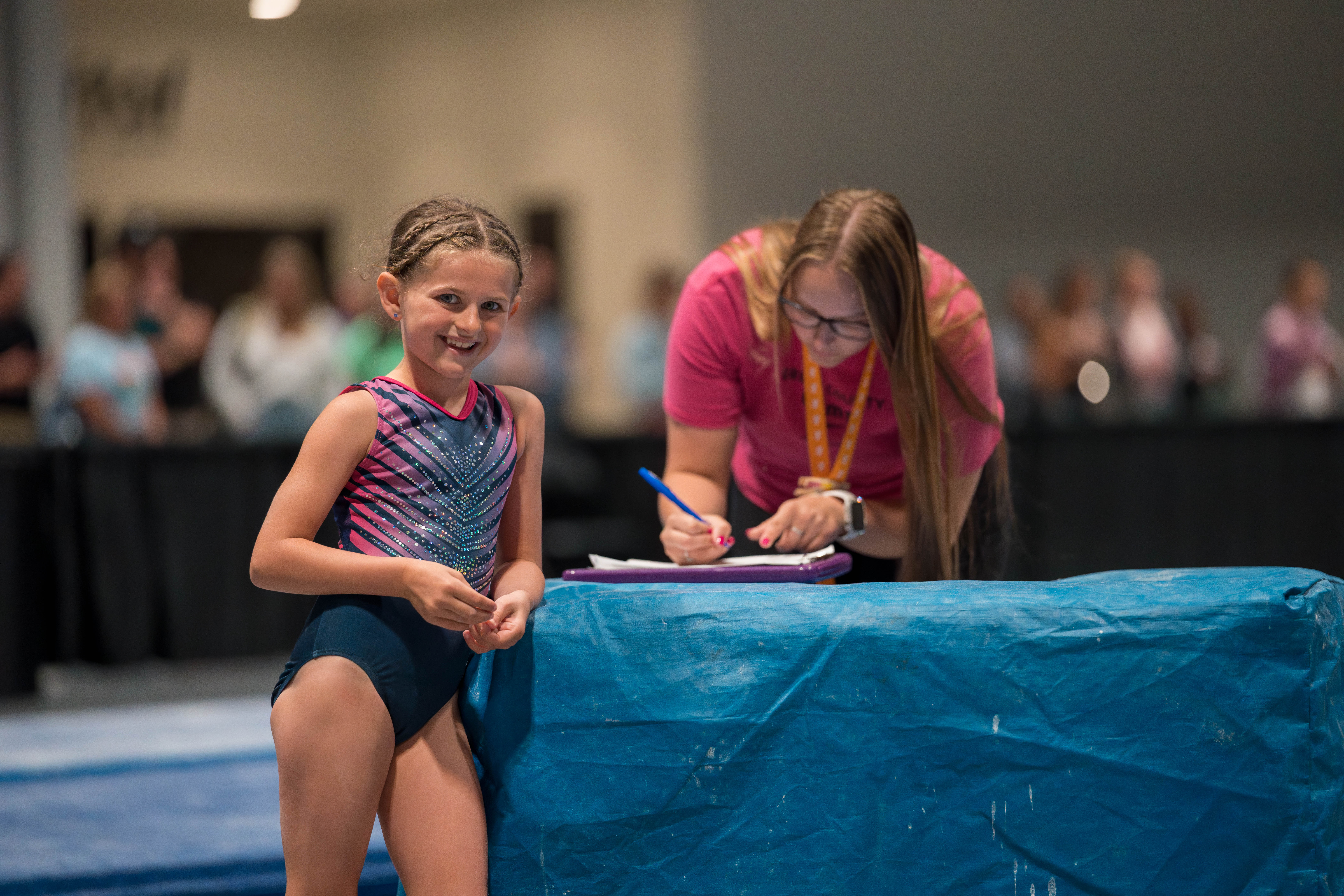The YMCA National Gymnastics Championship 2025 held at The Resch Center in Green Bay, Wisconsin, USA on June 27th, 2025. Photography by Ross Harried for Second Crop Sports.
