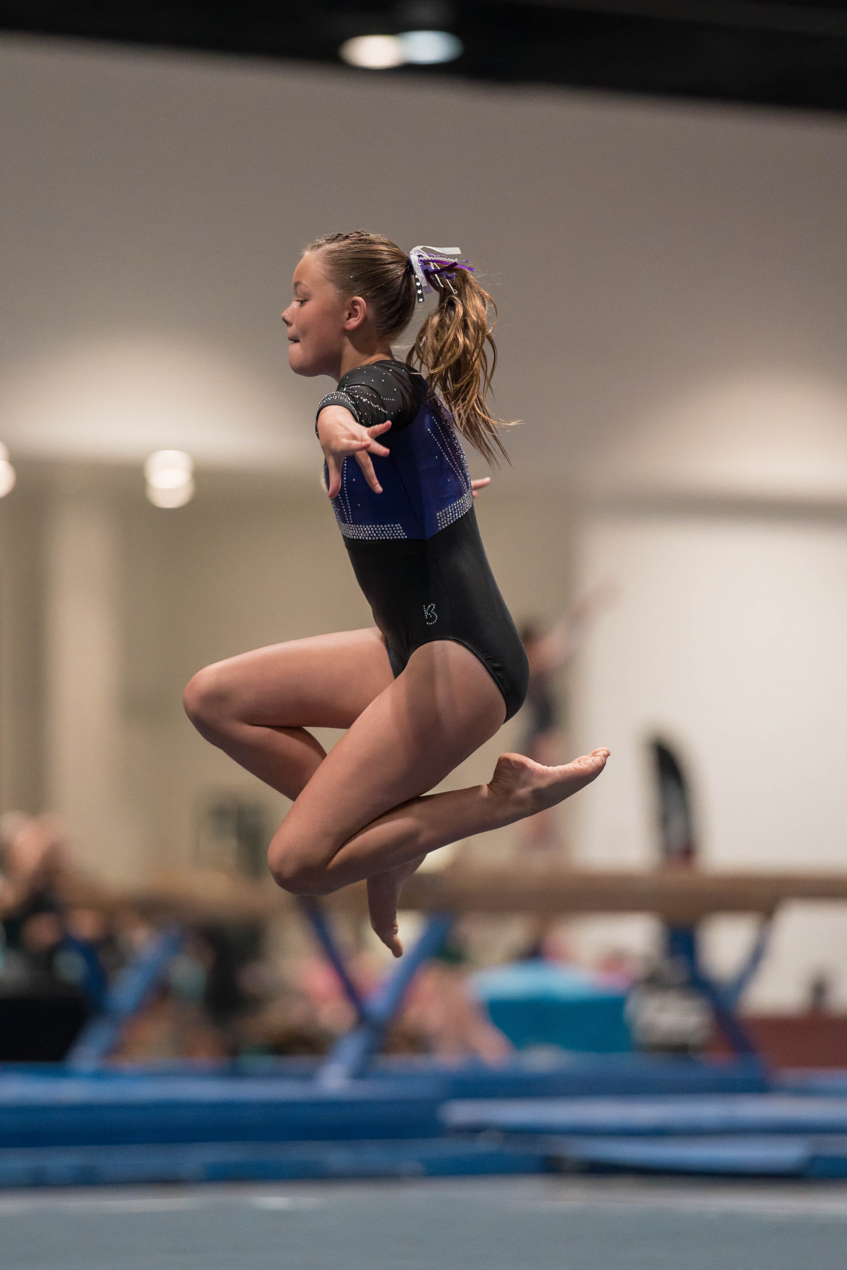 The YMCA National Gymnastics Championship 2025 held at The Resch Center in Green Bay, Wisconsin, USA on June 27th, 2025. Photography by Ross Harried for Second Crop Sports.
