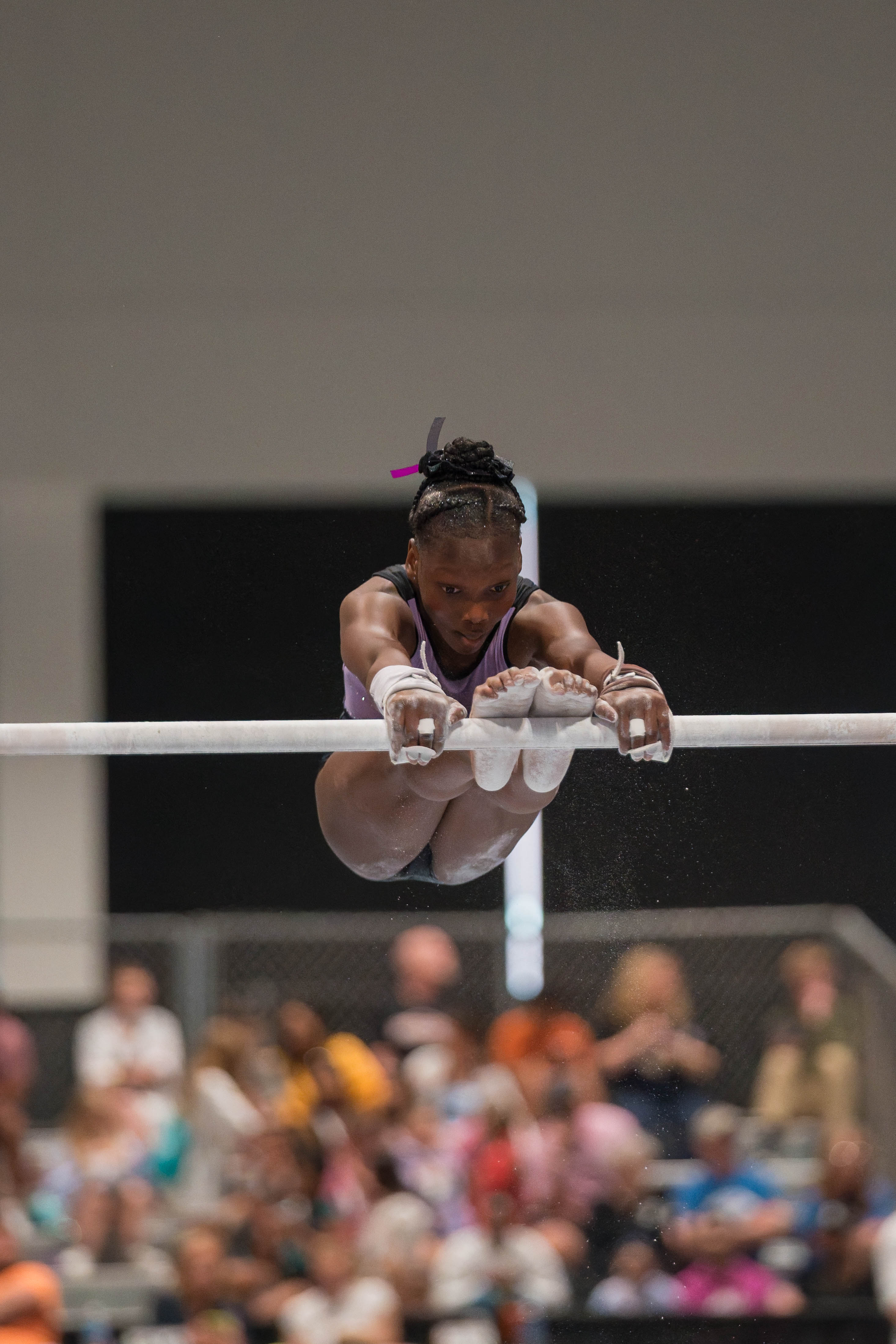 The YMCA National Gymnastics Championship 2025 held at The Resch Center in Green Bay, Wisconsin, USA on June 27th, 2025. Photography by Ross Harried for Second Crop Sports.