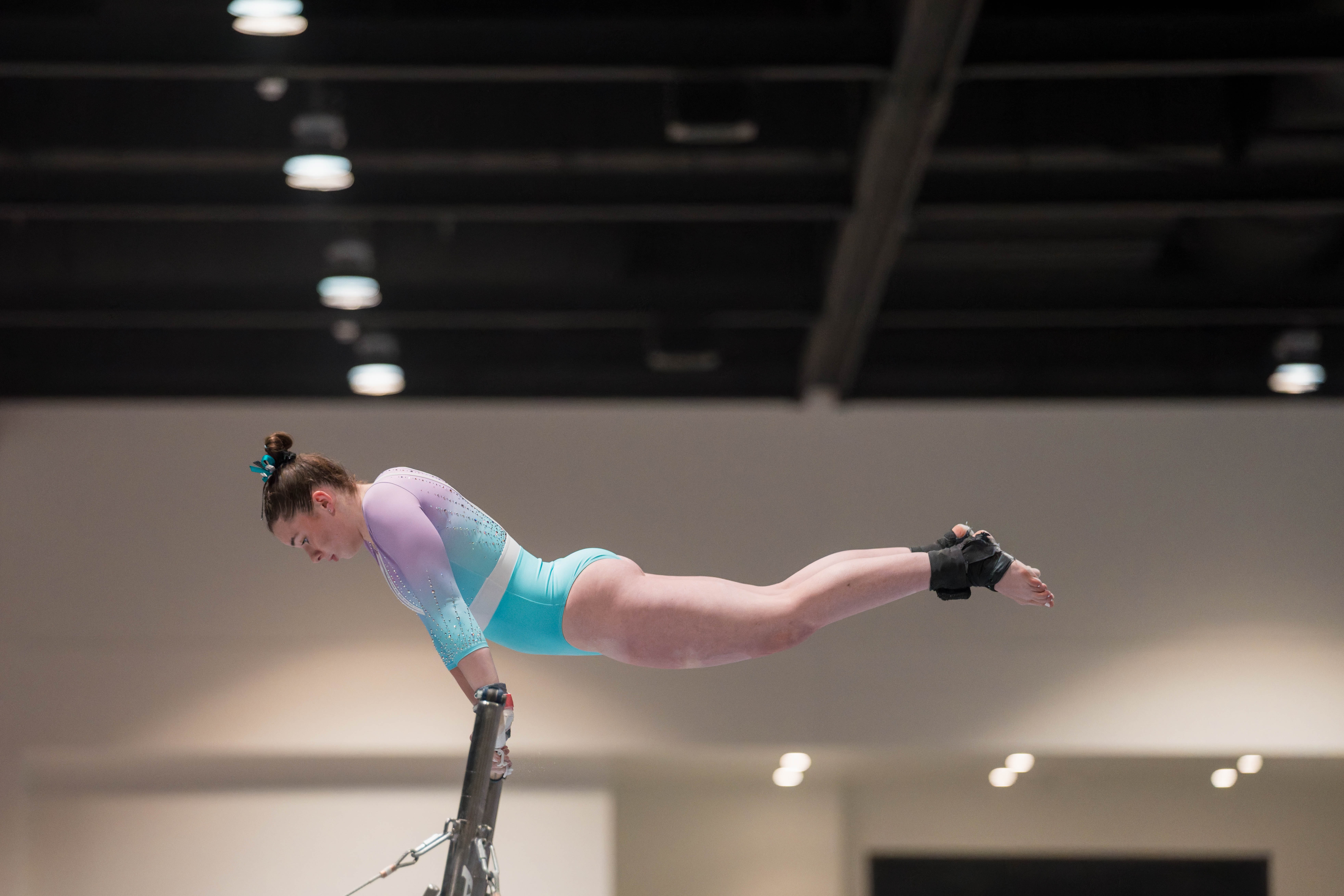 The YMCA National Gymnastics Championship 2025 held at The Resch Center in Green Bay, Wisconsin, USA on June 27th, 2025. Photography by Ross Harried for Second Crop Sports.