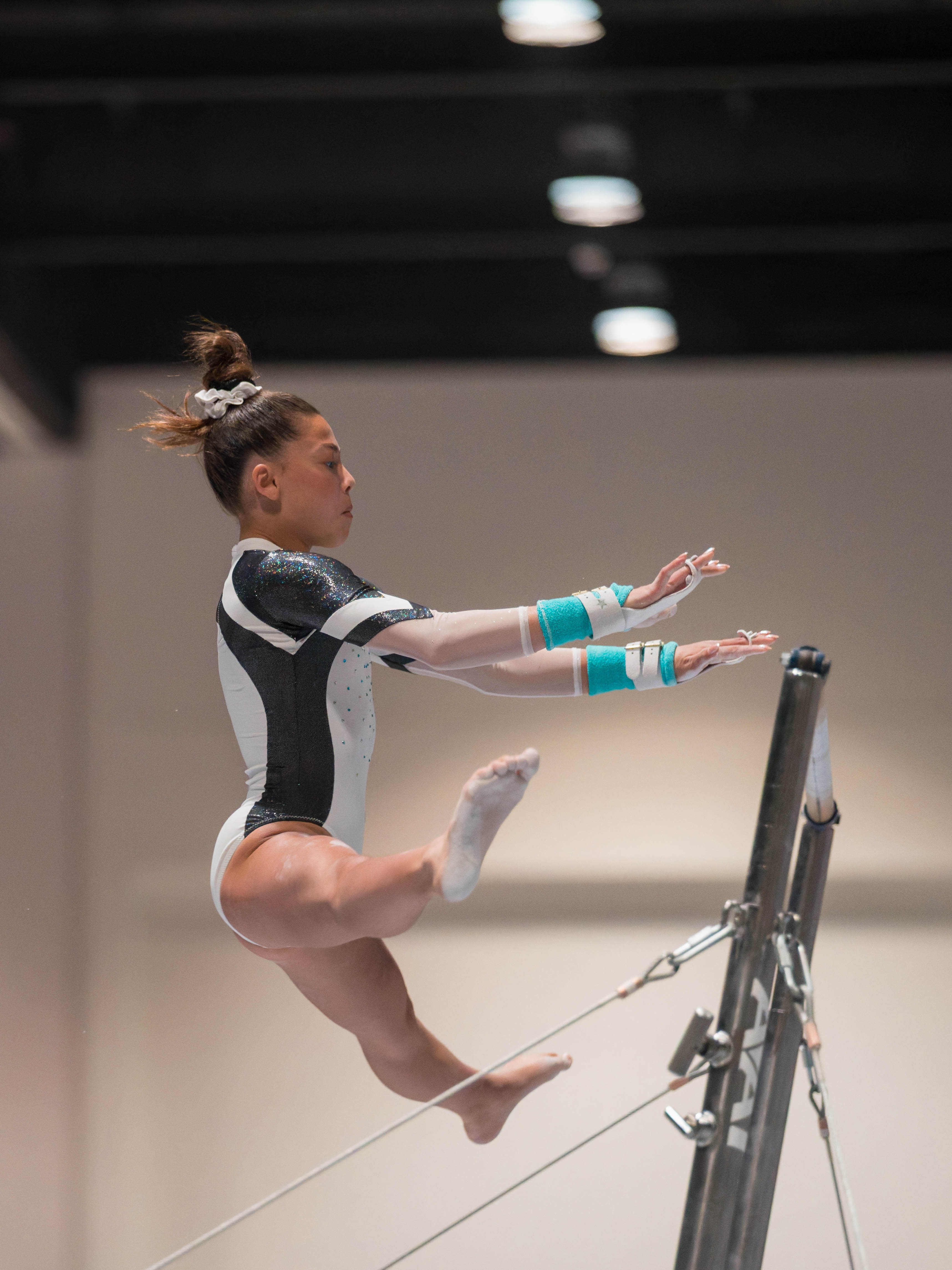 The YMCA National Gymnastics Championship 2025 held at The Resch Center in Green Bay, Wisconsin, USA on June 27th, 2025. Photography by Ross Harried for Second Crop Sports.