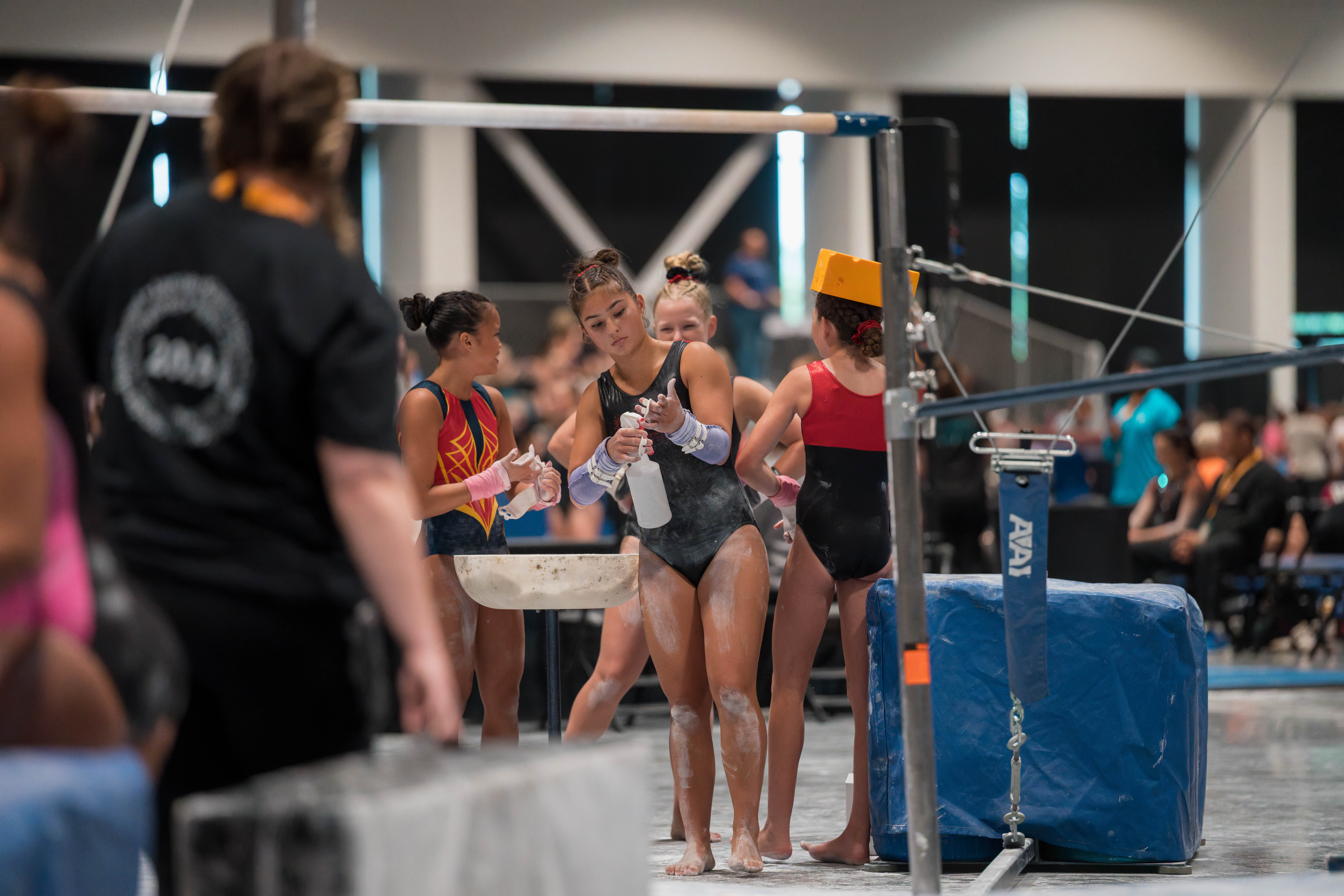 The YMCA National Gymnastics Championship 2025 held at The Resch Center in Green Bay, Wisconsin, USA on June 27th, 2025. Photography by Ross Harried for Second Crop Sports.