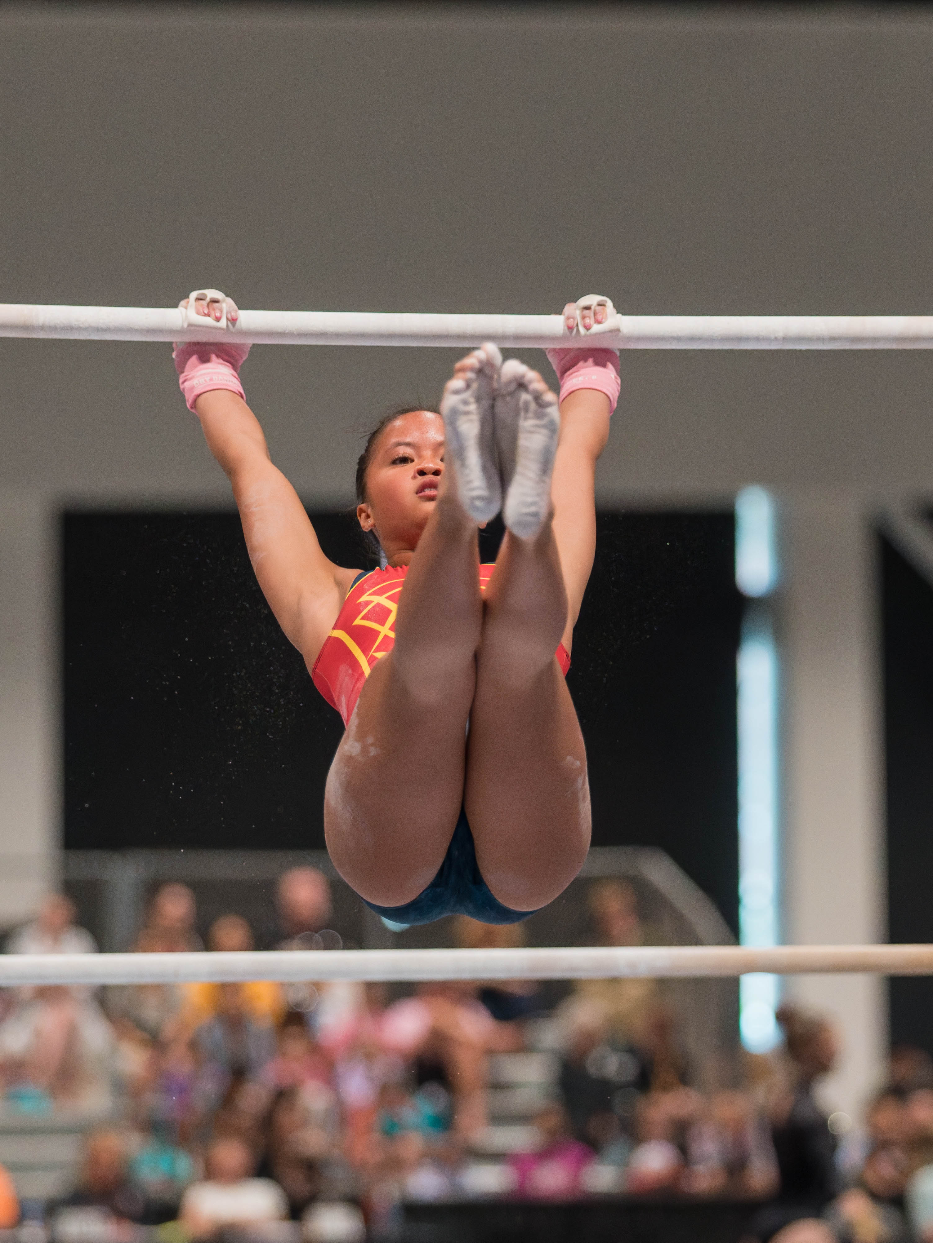 The YMCA National Gymnastics Championship 2025 held at The Resch Center in Green Bay, Wisconsin, USA on June 27th, 2025. Photography by Ross Harried for Second Crop Sports.