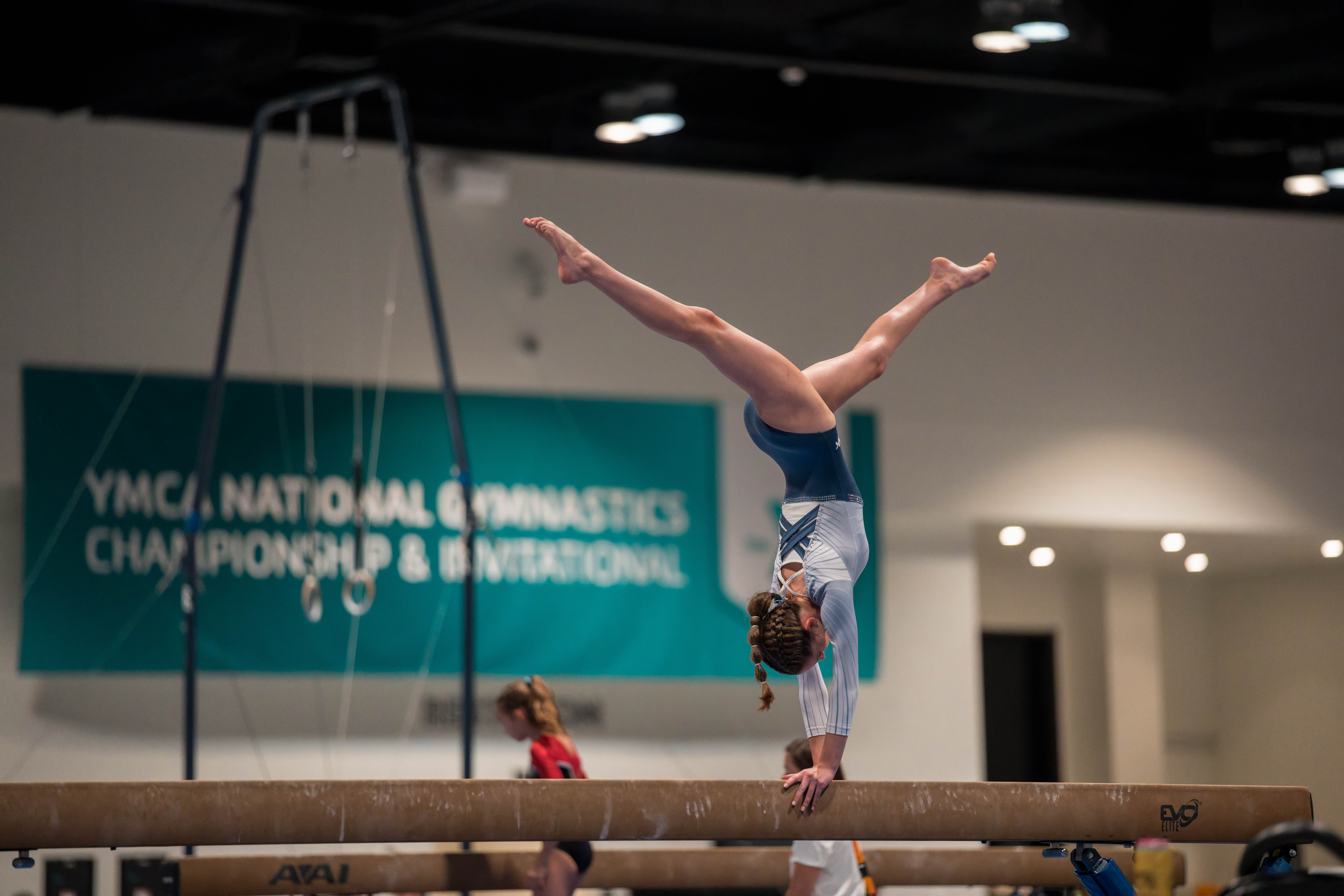 The YMCA National Gymnastics Championship 2025 held at The Resch Center in Green Bay, Wisconsin, USA on June 27th, 2025. Photography by Ross Harried for Second Crop Sports.