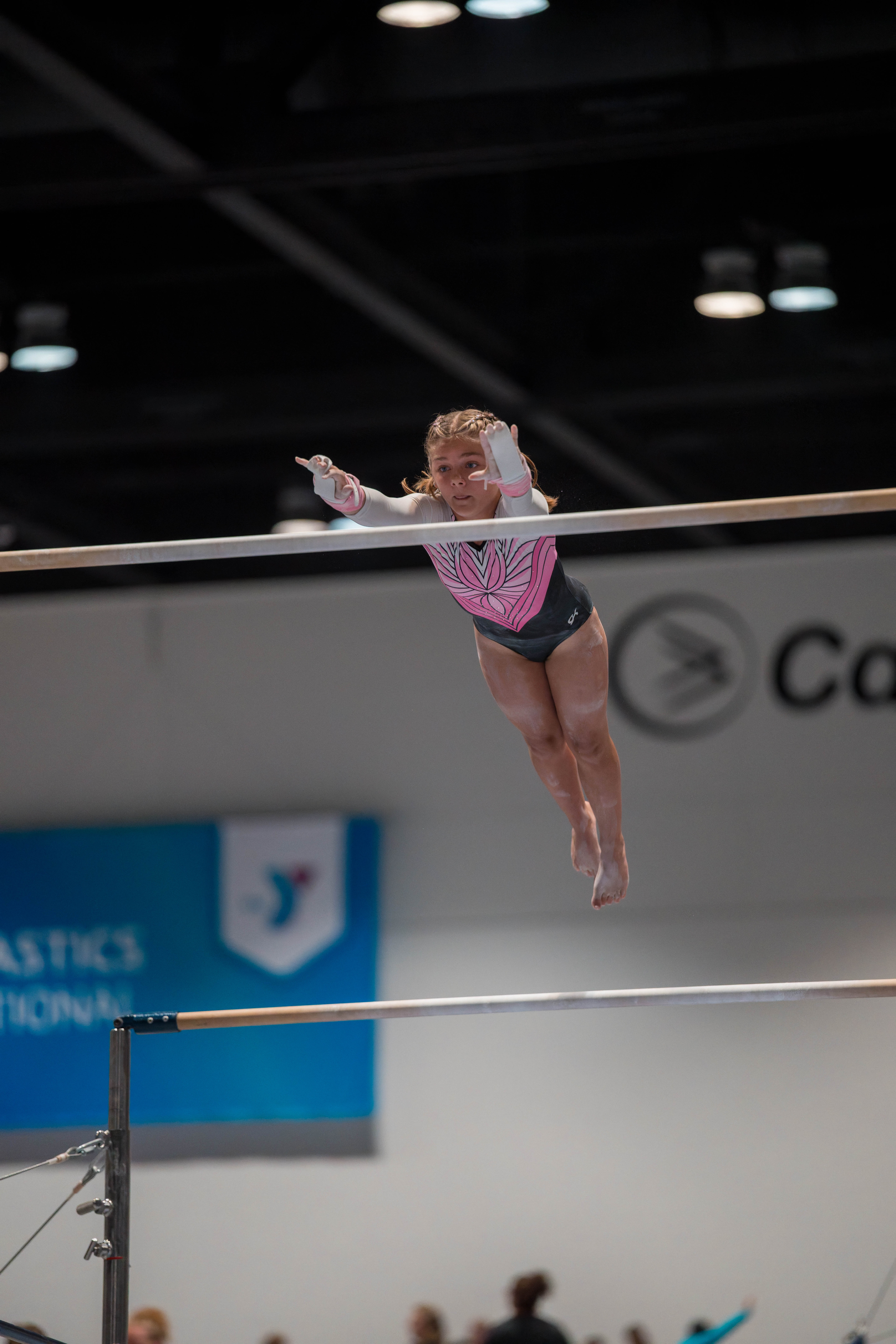The YMCA National Gymnastics Championship 2025 held at The Resch Center in Green Bay, Wisconsin, USA on June 27th, 2025. Photography by Ross Harried for Second Crop Sports.