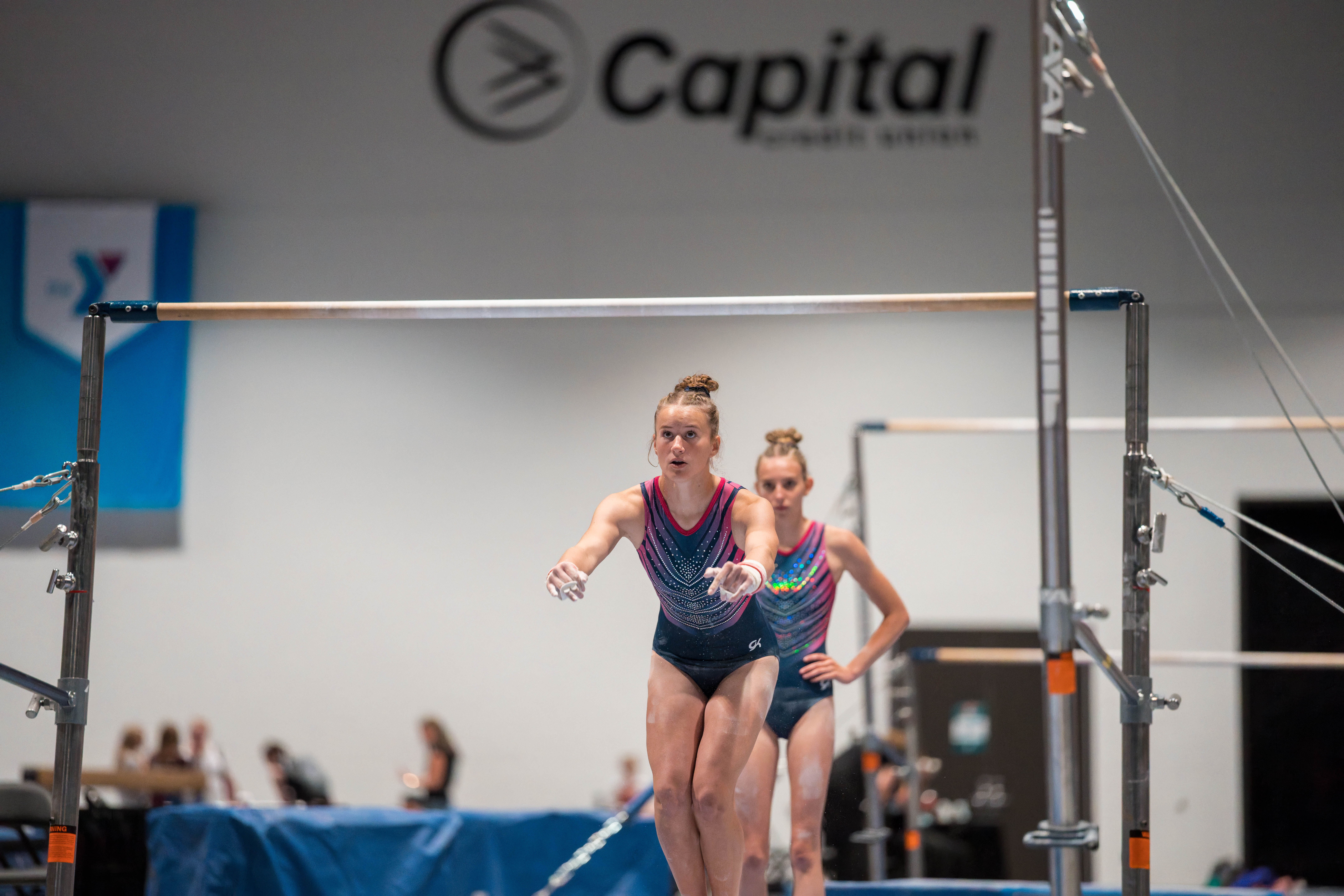 The YMCA National Gymnastics Championship 2025 held at The Resch Center in Green Bay, Wisconsin, USA on June 27th, 2025. Photography by Ross Harried for Second Crop Sports.