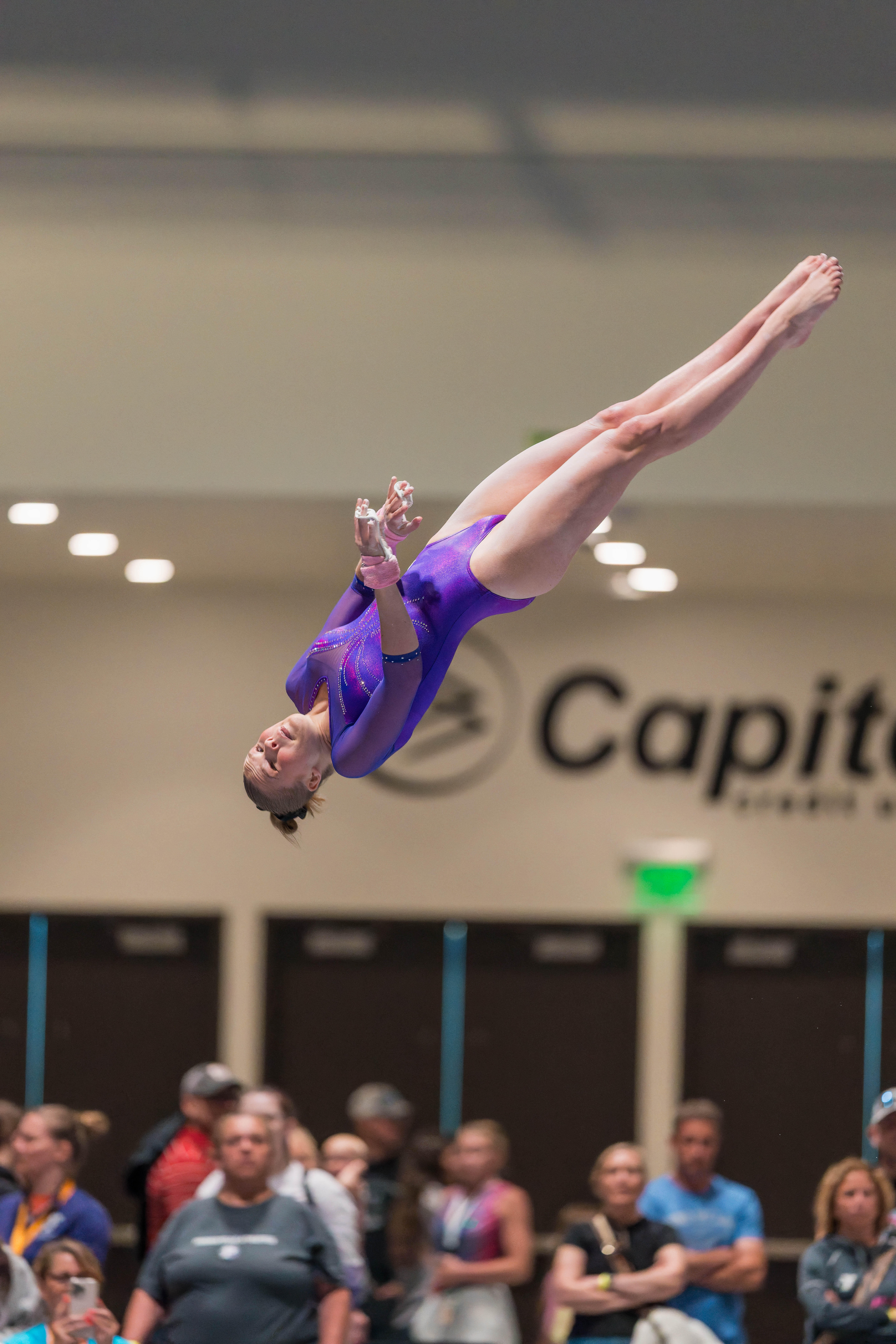 The YMCA National Gymnastics Championship 2025 held at The Resch Center in Green Bay, Wisconsin, USA on June 27th, 2025. Photography by Ross Harried for Second Crop Sports.