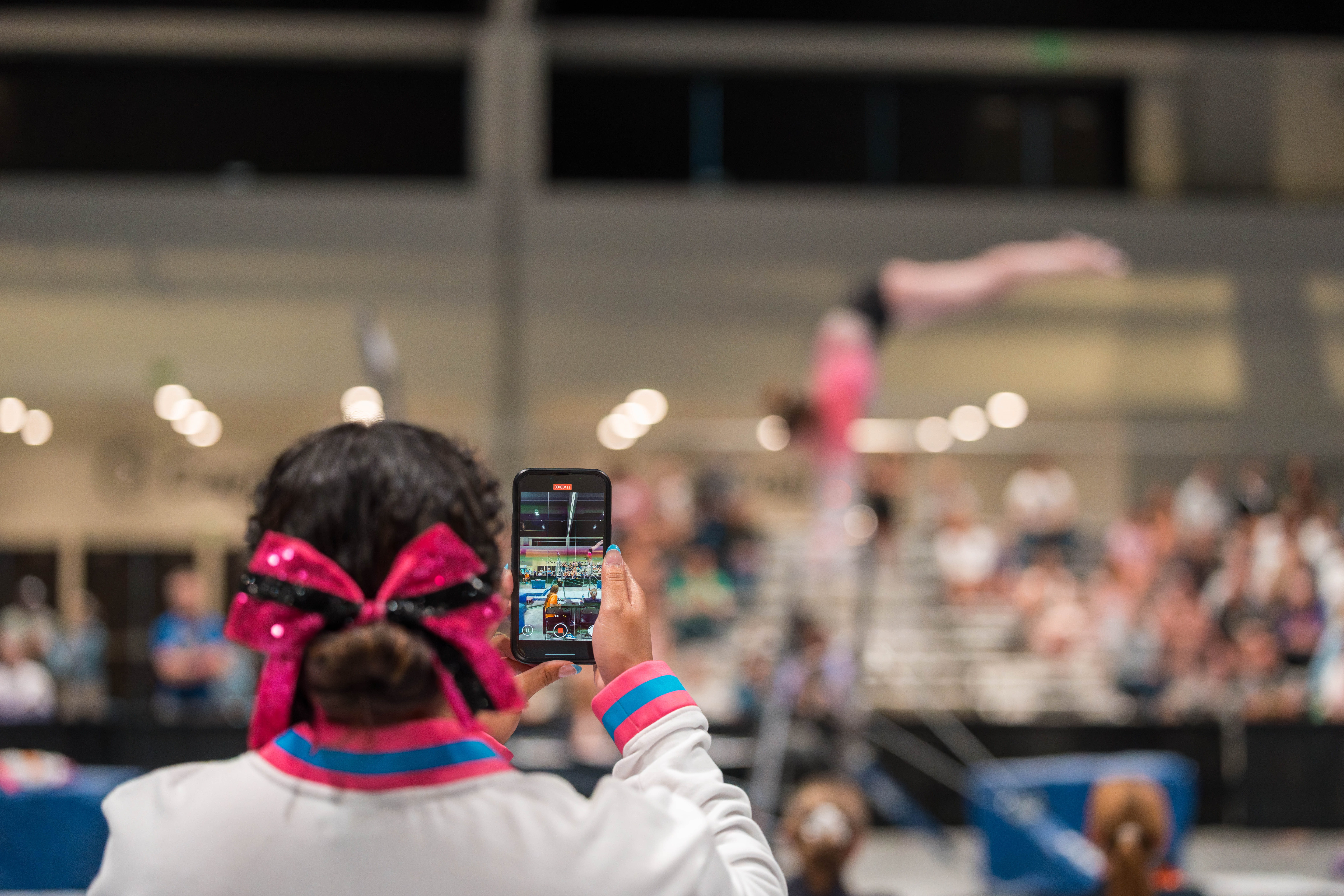 The YMCA National Gymnastics Championship 2025 held at The Resch Center in Green Bay, Wisconsin, USA on June 27th, 2025. Photography by Ross Harried for Second Crop Sports.