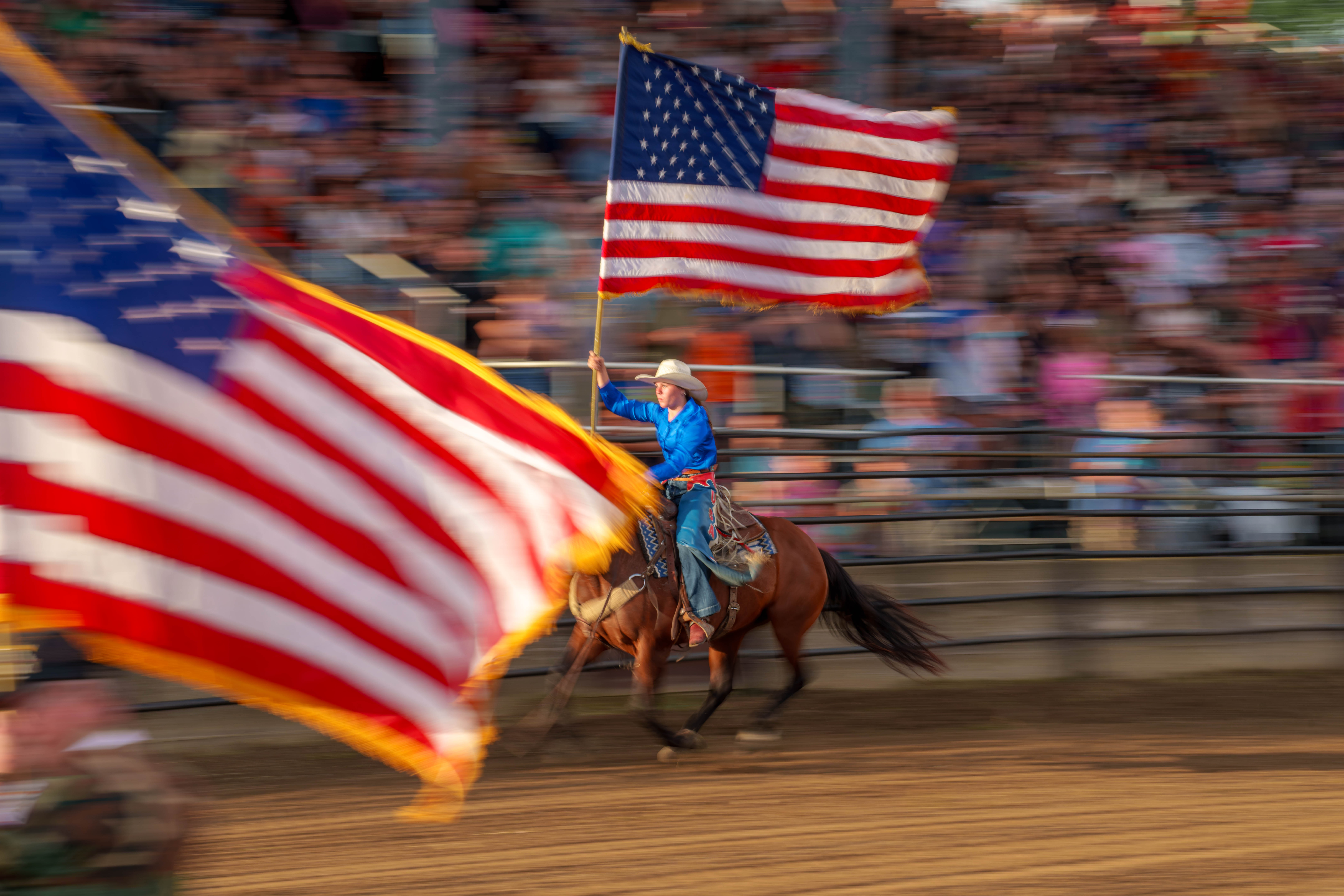 Bucking Bulls full rodeo at the Green County Fair in Monroe, Wisconsin on July 16th, 2025. Photography by Ross Harried for Second Crop Sports.