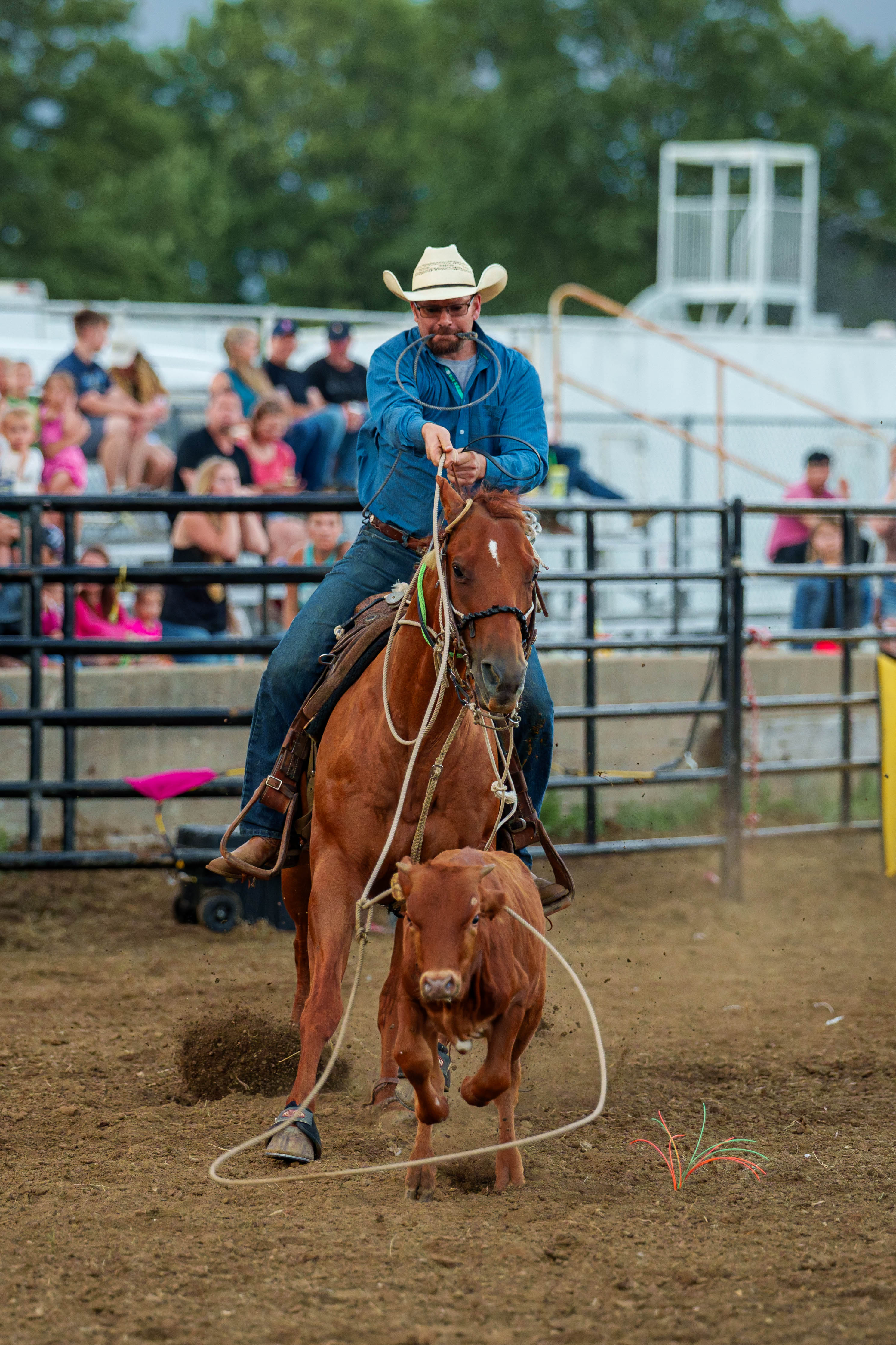 Bucking Bulls full rodeo at the Green County Fair in Monroe, Wisconsin on July 16th, 2025. Photography by Ross Harried for Second Crop Sports.