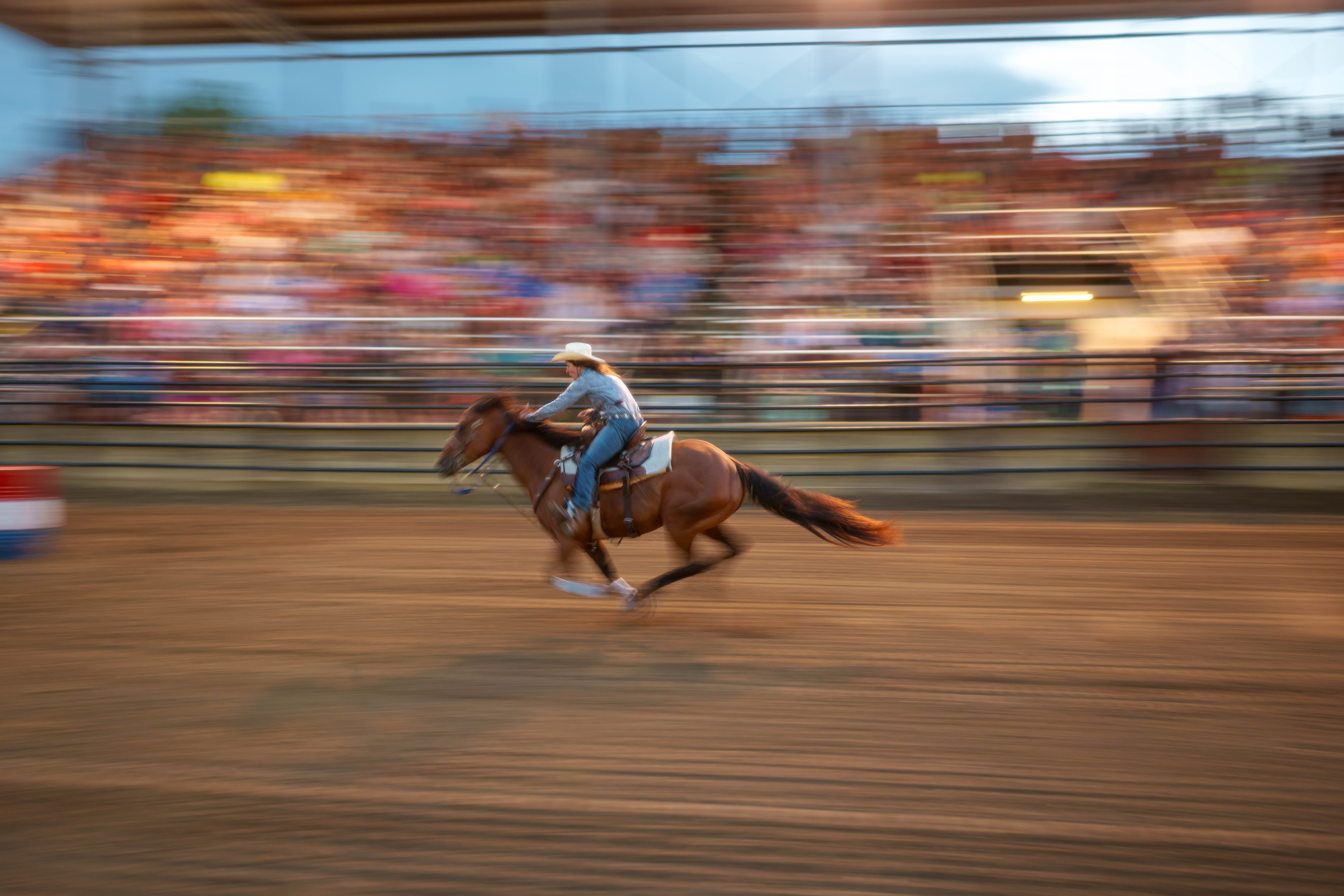 Bucking Bulls full rodeo at the Green County Fair in Monroe, Wisconsin on July 16th, 2025. Photography by Ross Harried for Second Crop Sports.