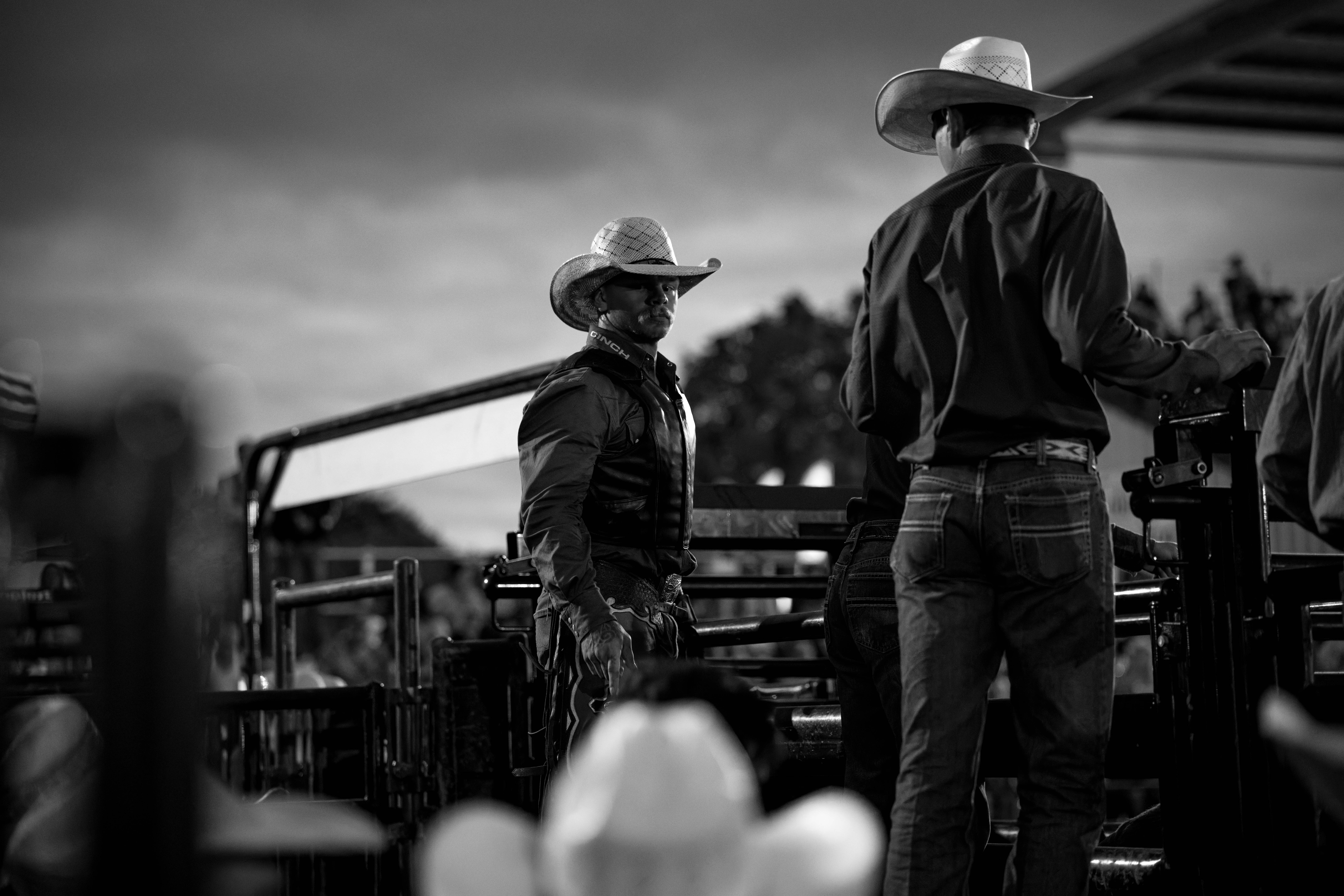 Bucking Bulls full rodeo at the Green County Fair in Monroe, Wisconsin on July 16th, 2025. Photography by Ross Harried for Second Crop Sports.