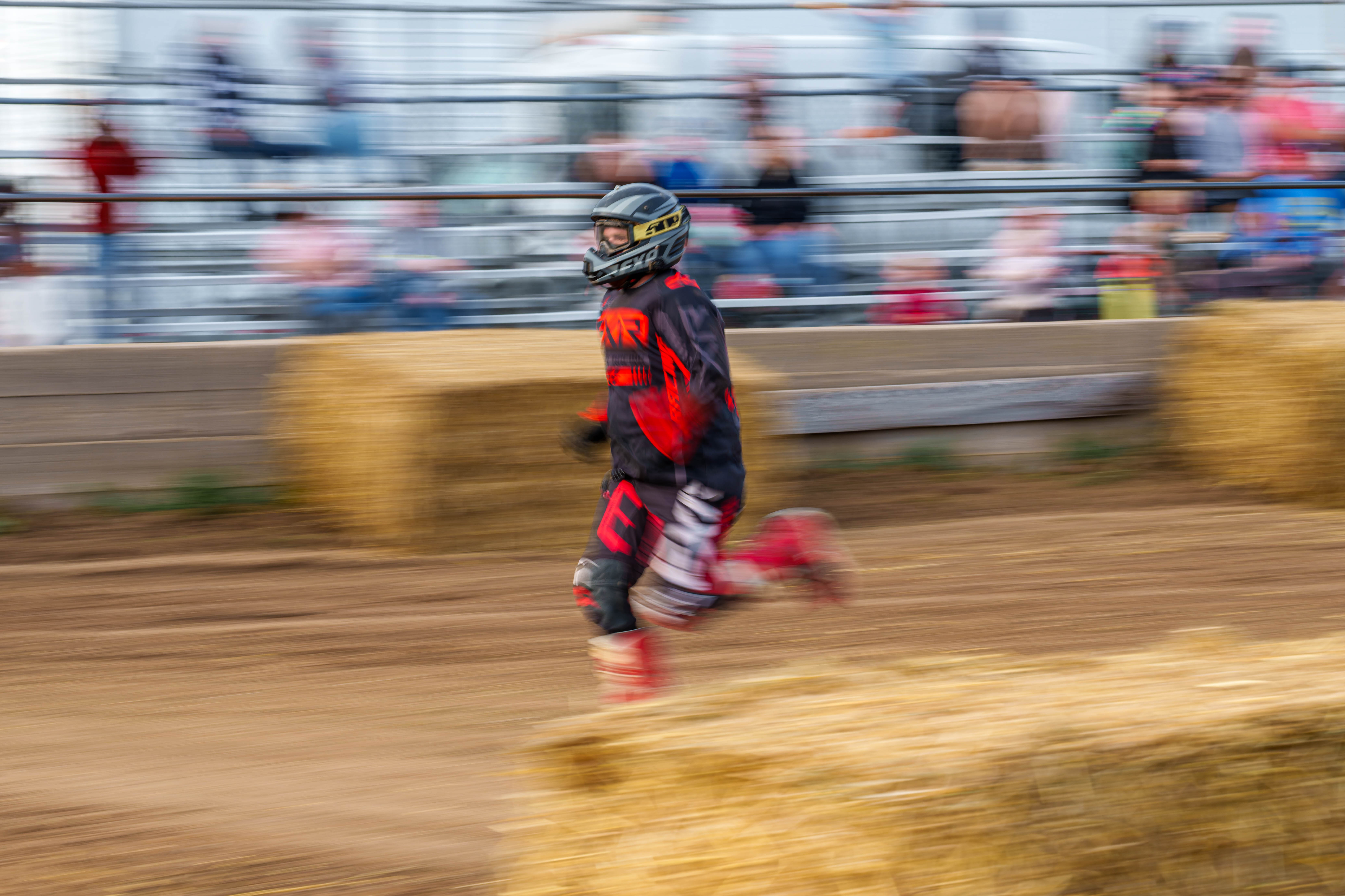 SWIRA dirt bike and atv races at the Green County Fair in Monroe, Wisconsin on July 17th, 2025. Photography by Ross Harried for Second Crop Sports.