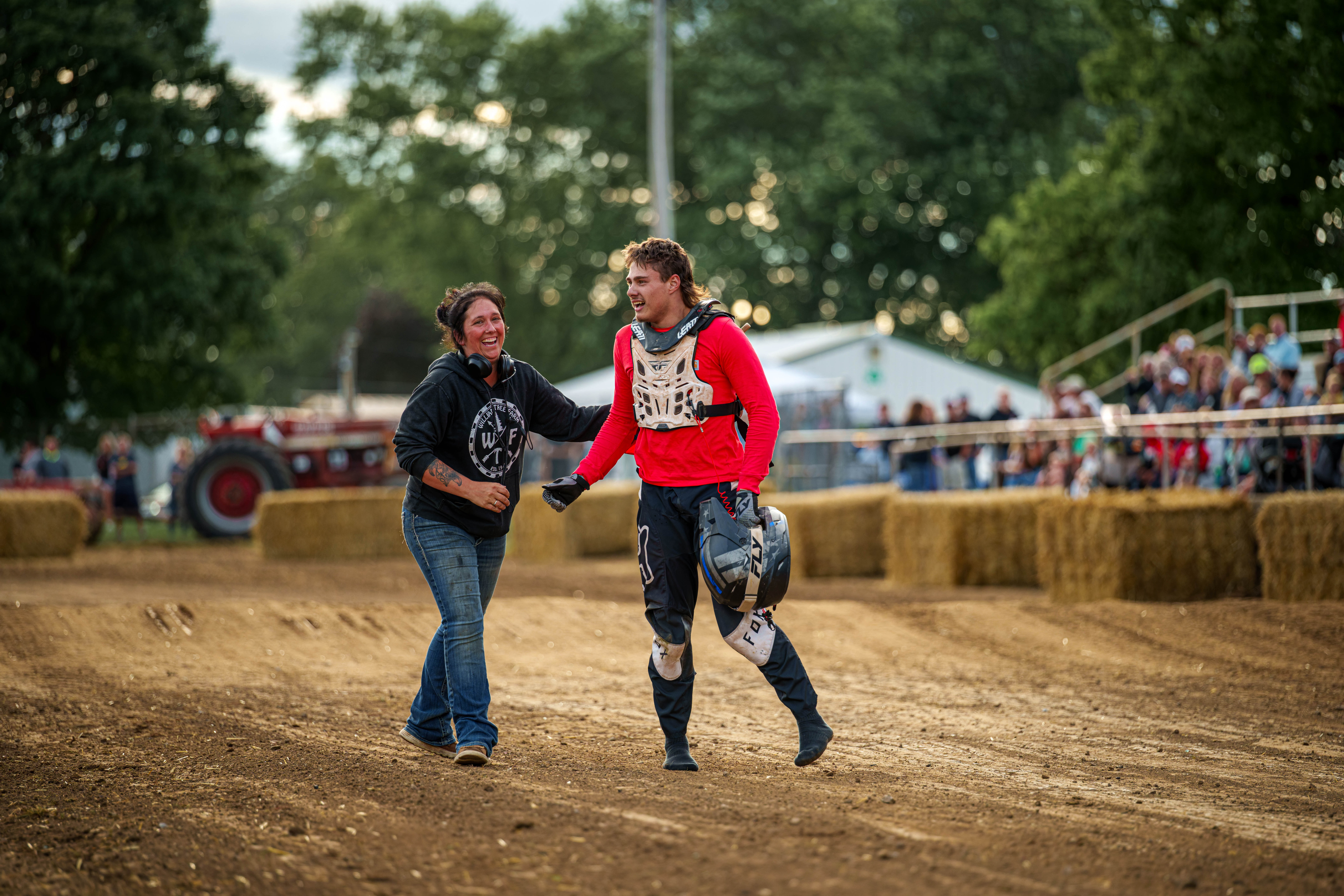 SWIRA dirt bike and atv races at the Green County Fair in Monroe, Wisconsin on July 17th, 2025. Photography by Ross Harried for Second Crop Sports.
