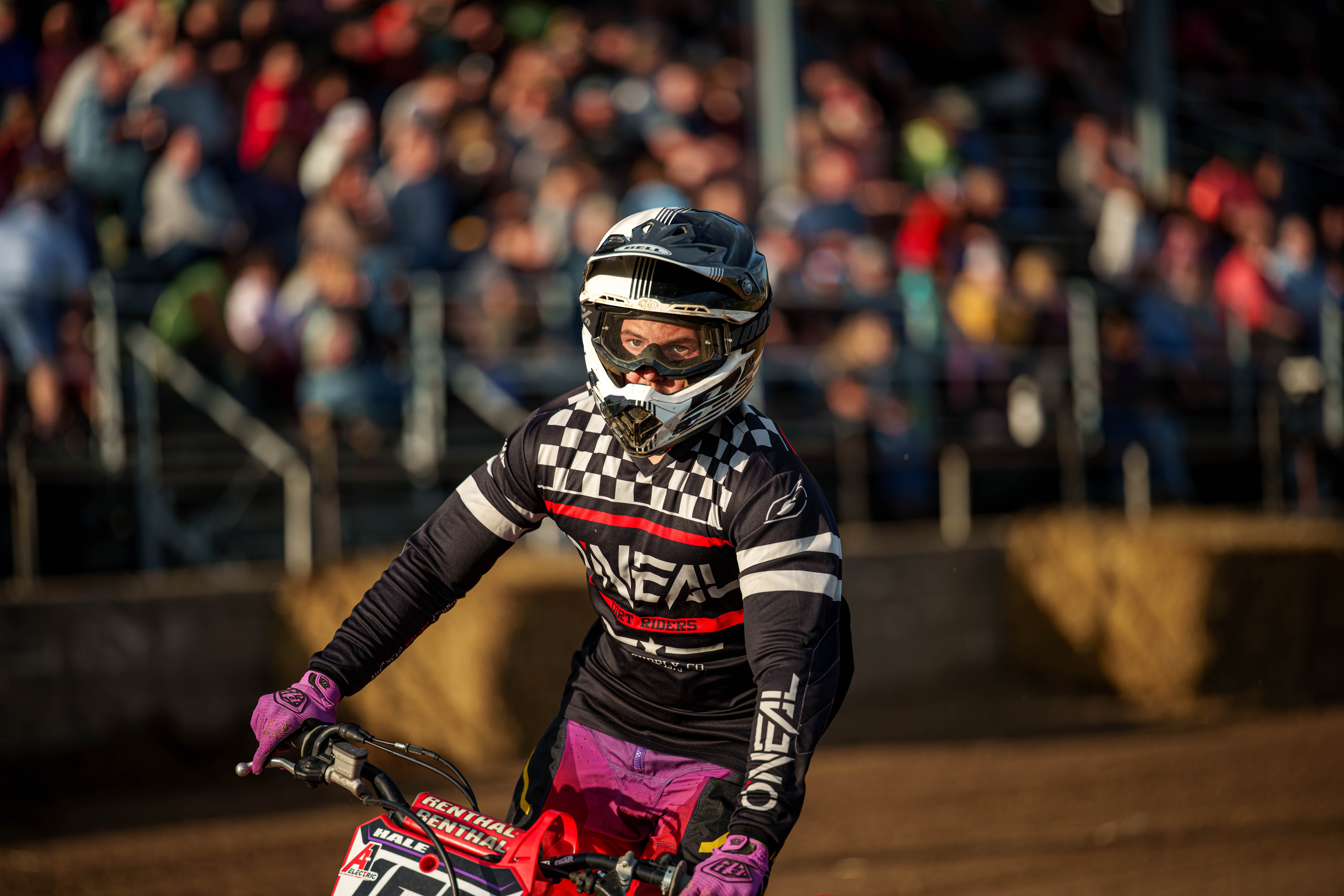 SWIRA dirt bike and atv races at the Green County Fair in Monroe, Wisconsin on July 17th, 2025. Photography by Ross Harried for Second Crop Sports.